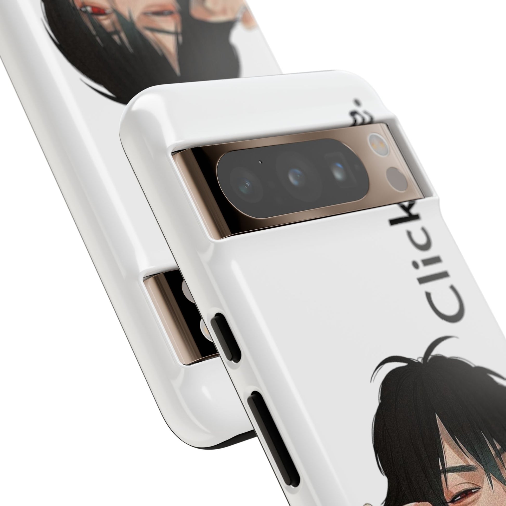 Edgy Anime Rebel Character - Tough Phone Case by