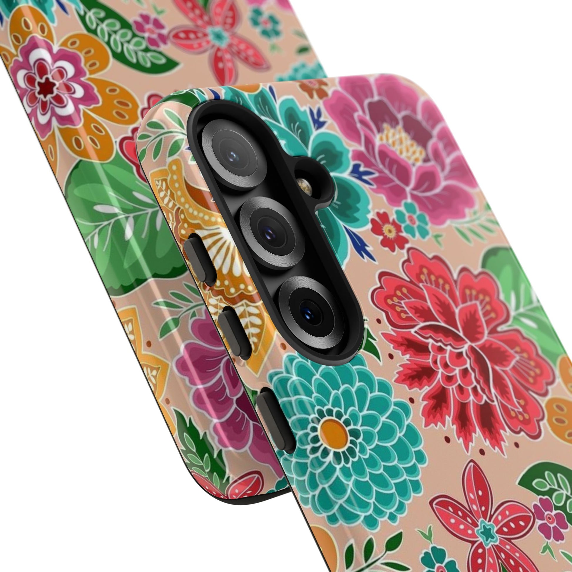 Cute Floral Design Tough Phone Case by