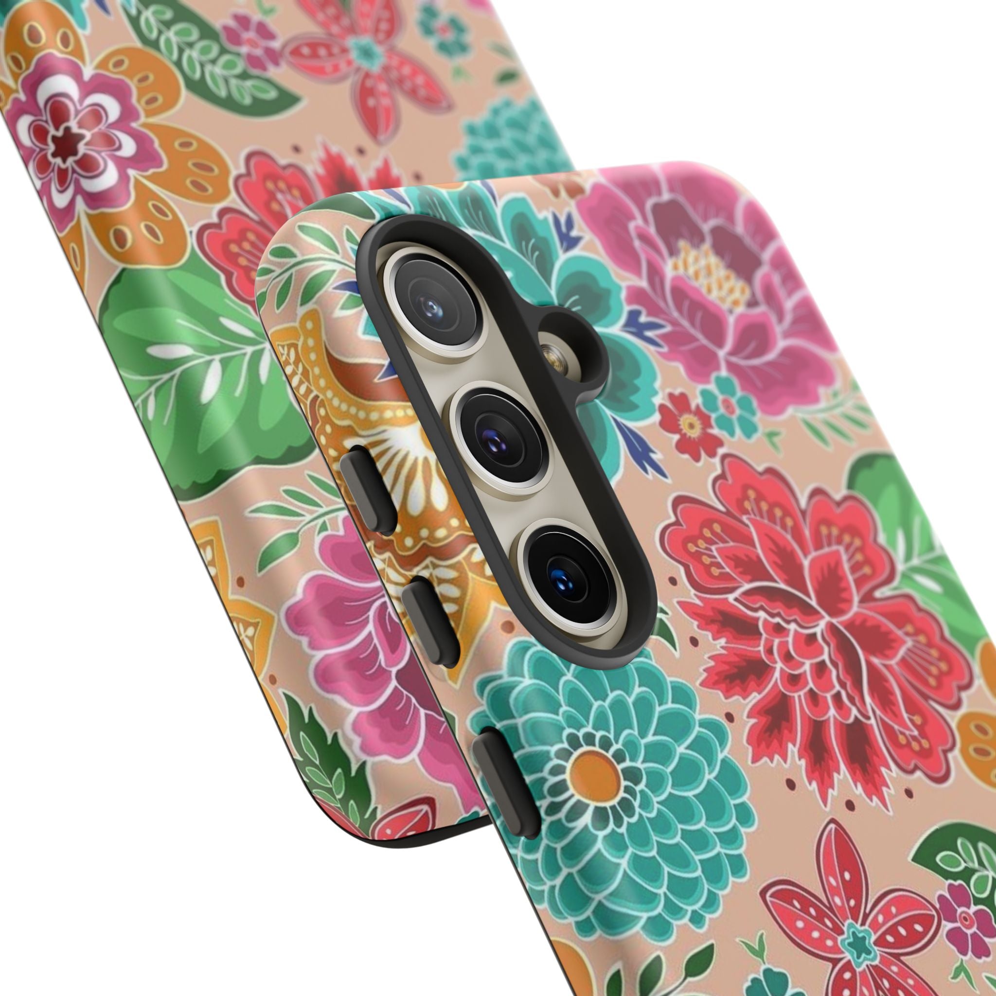 Cute Floral Design Tough Phone Case by