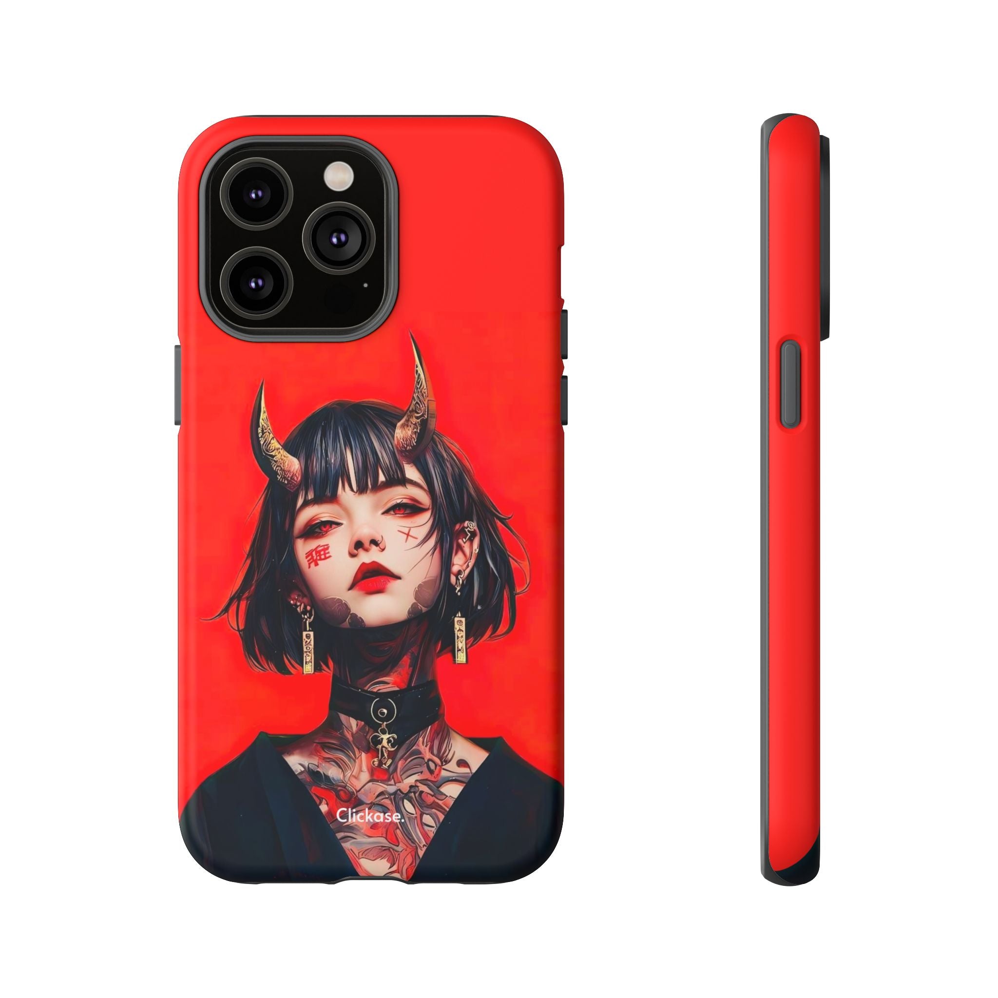 Stylish Phone Case with Edgy Design, Unique Phone Cover, Gothic Aesthetic Accessories, Trendy Cell Phone Case, Perfect Gift for Teens by