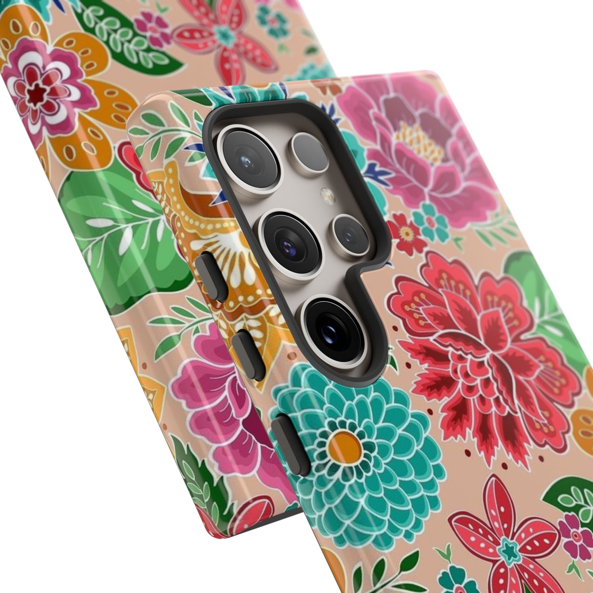 Cute Floral Design Tough Phone Case by
