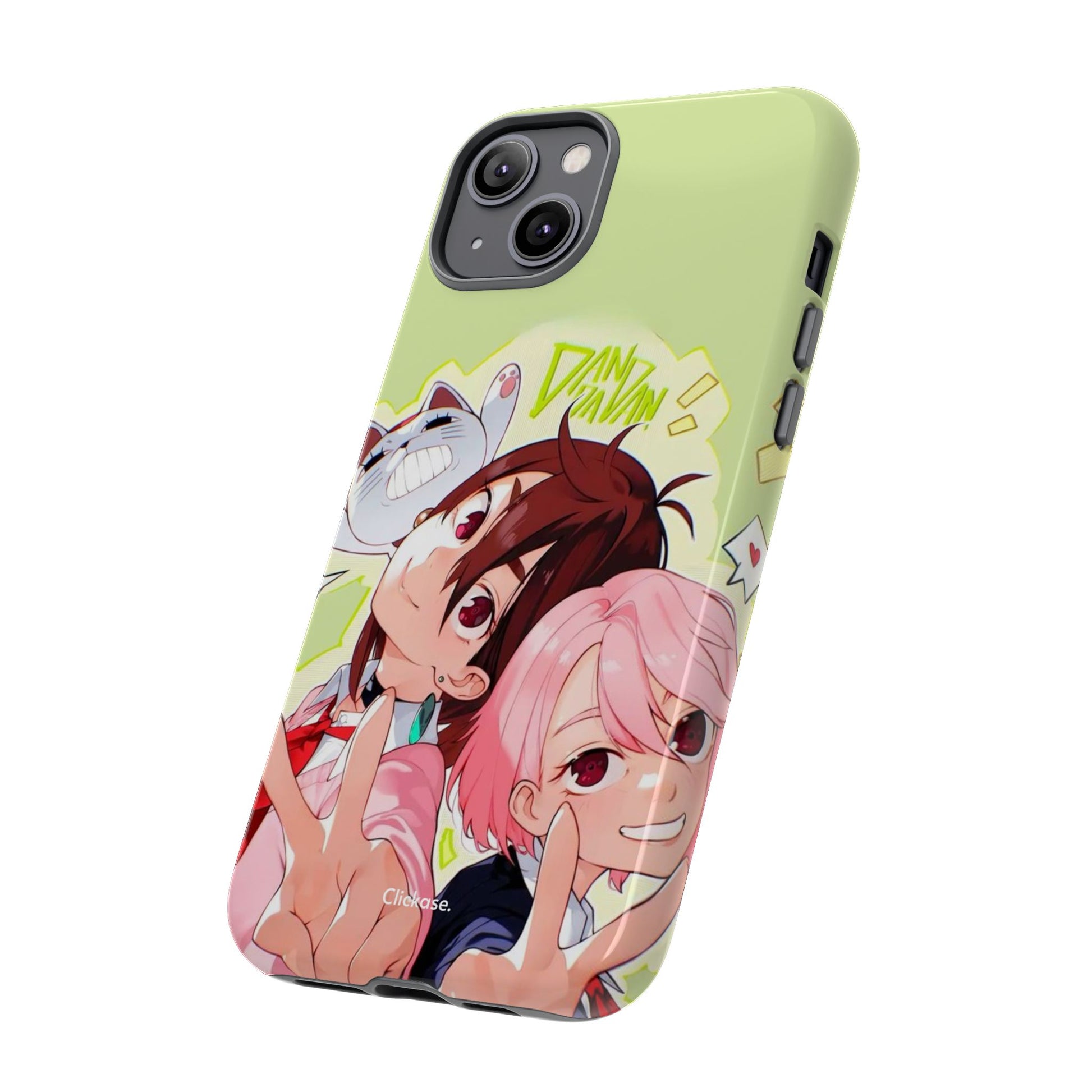 Momo & Aira - Dan Da Dan Tough Phone CasePhone CaseClickase®Momo & Aira