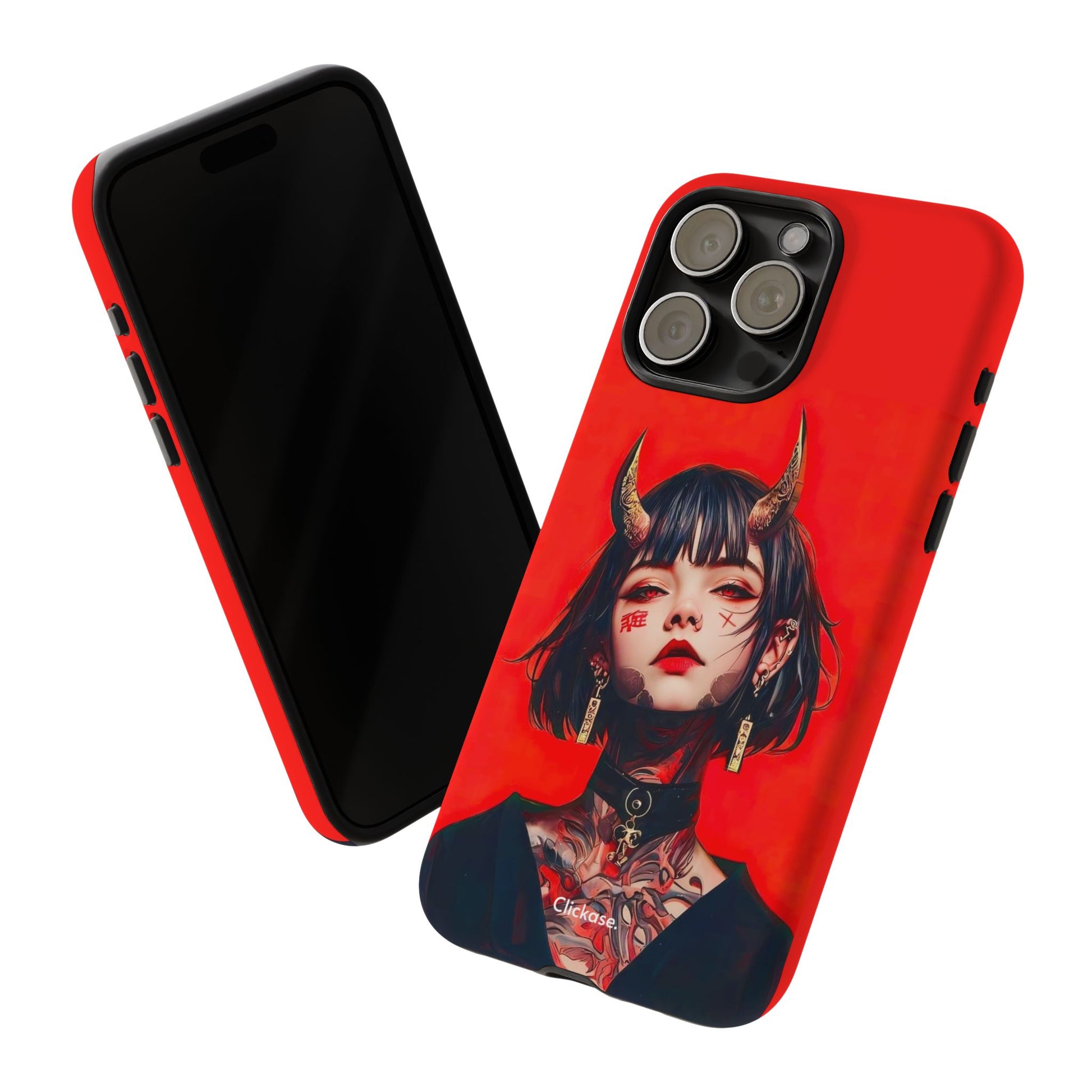 Stylish Phone Case with Edgy Design, Unique Phone Cover, Gothic Aesthetic Accessories, Trendy Cell Phone Case, Perfect Gift for Teens by