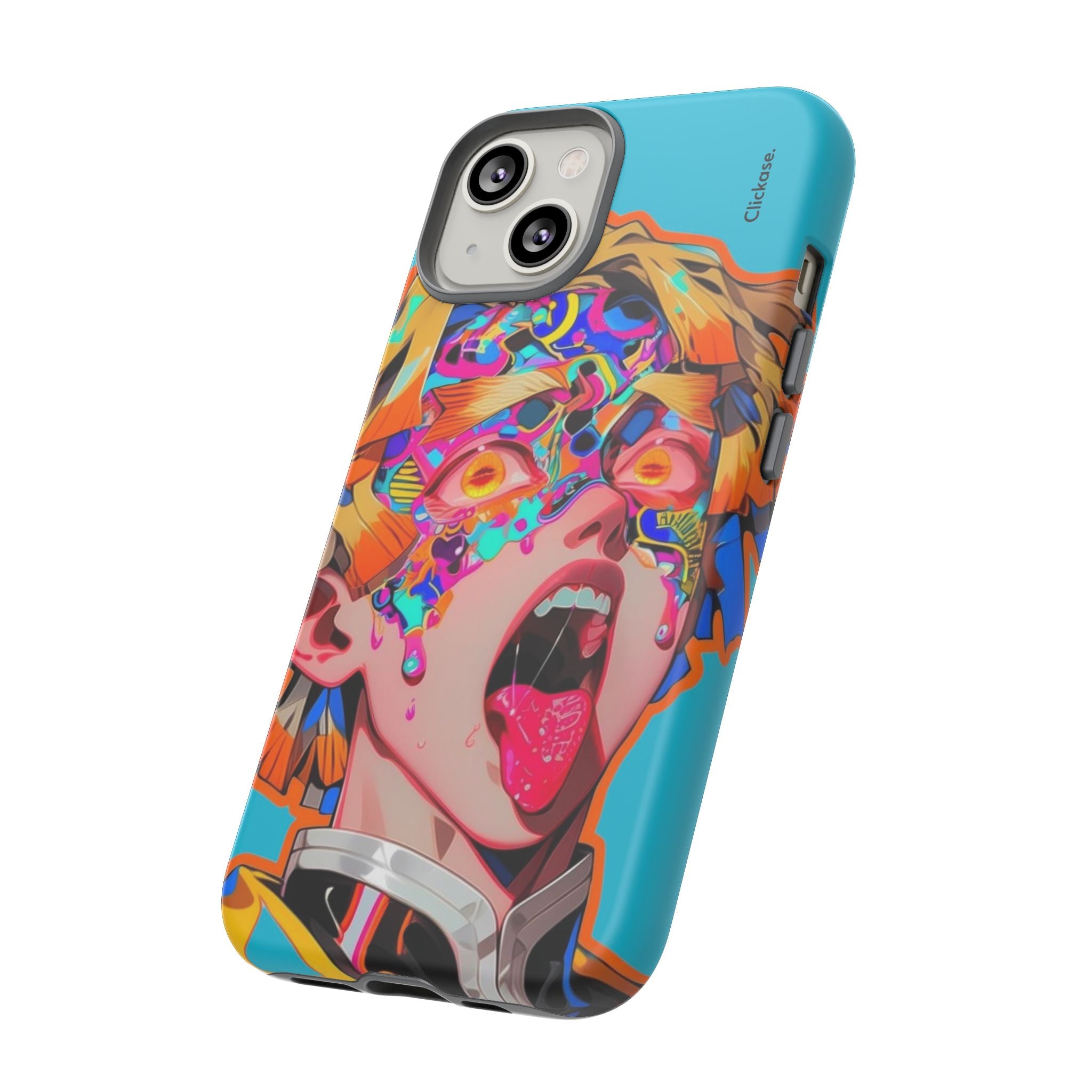 Zenitsu Agatsuma – Neon Thunder Pop Art Tough Phone Case by