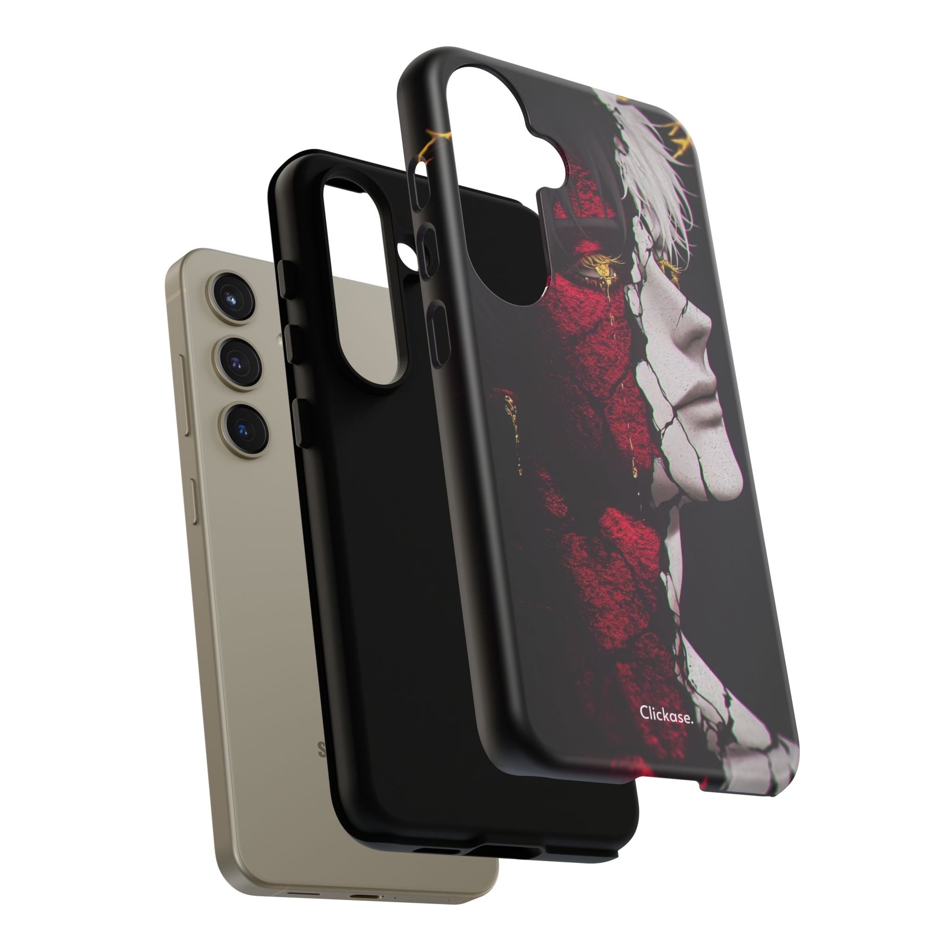 Duality Split Face Anime - Tough Phone Case by