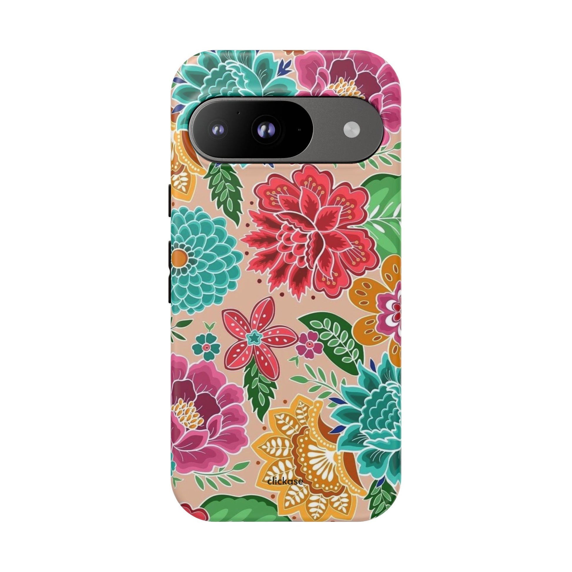 Cute Floral Design Tough Phone Case by