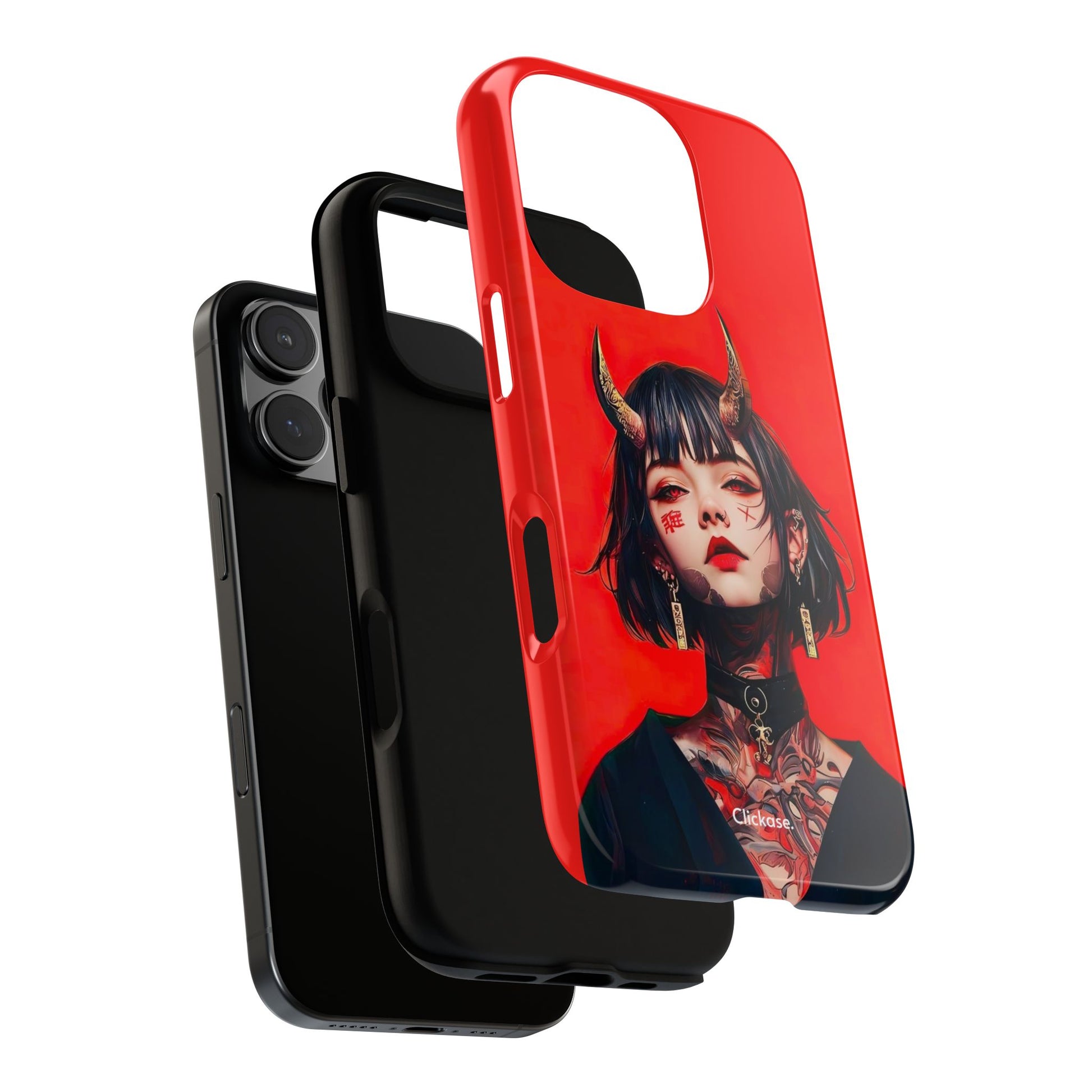 Stylish Phone Case with Edgy Design, Unique Phone Cover, Gothic Aesthetic Accessories, Trendy Cell Phone Case, Perfect Gift for Teens by