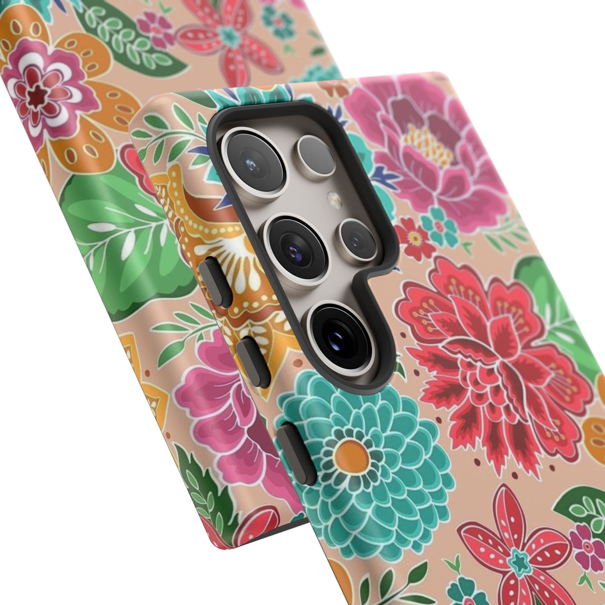 Cute Floral Design Tough Phone Case by