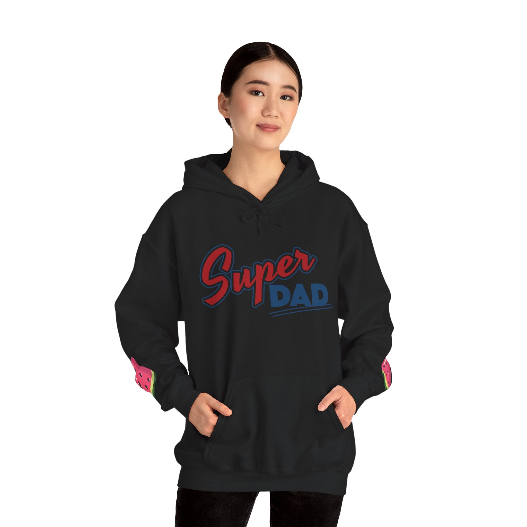 Super Dad Heart Hoodie by