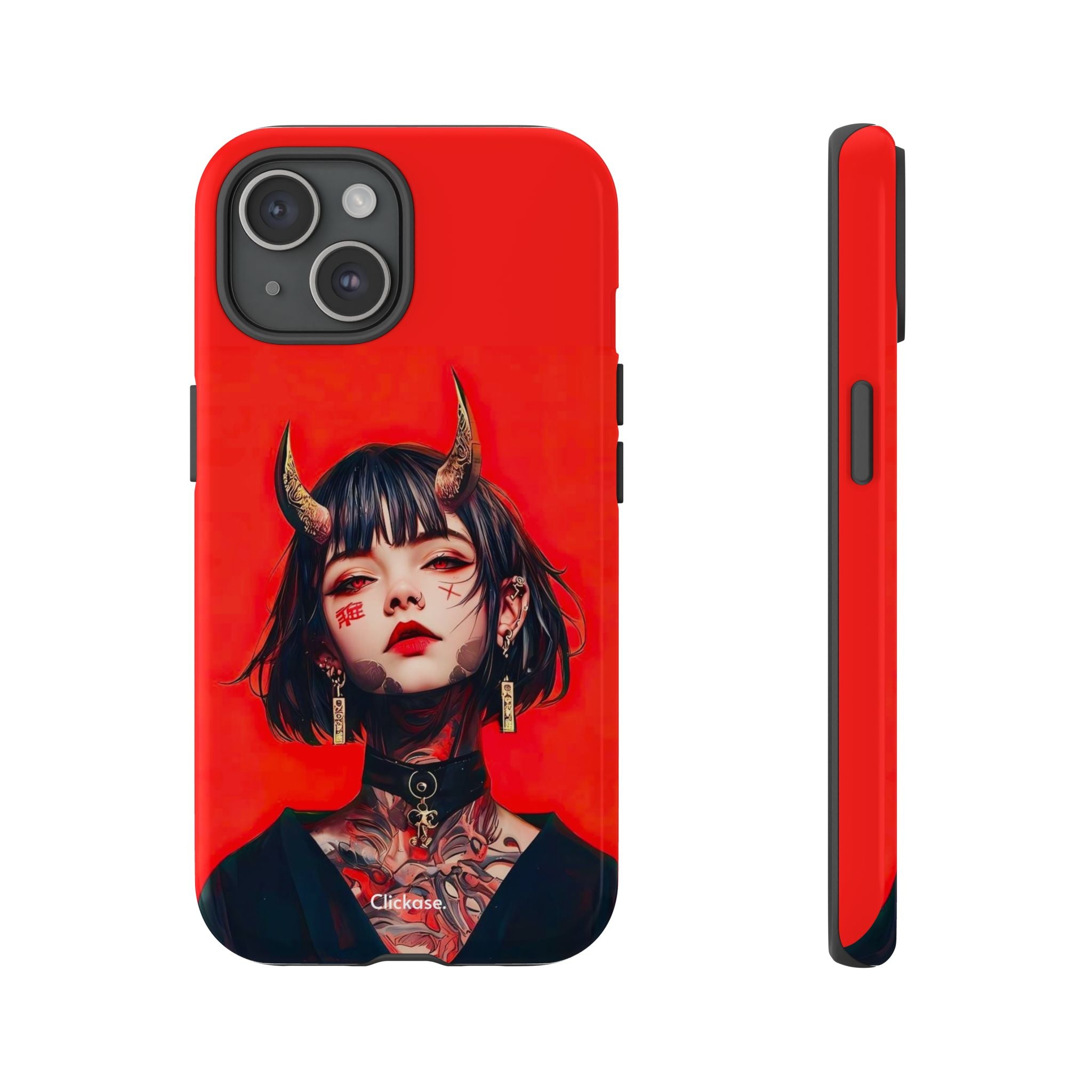 Stylish Phone Case with Edgy Design, Unique Phone Cover, Gothic Aesthetic Accessories, Trendy Cell Phone Case, Perfect Gift for Teens by