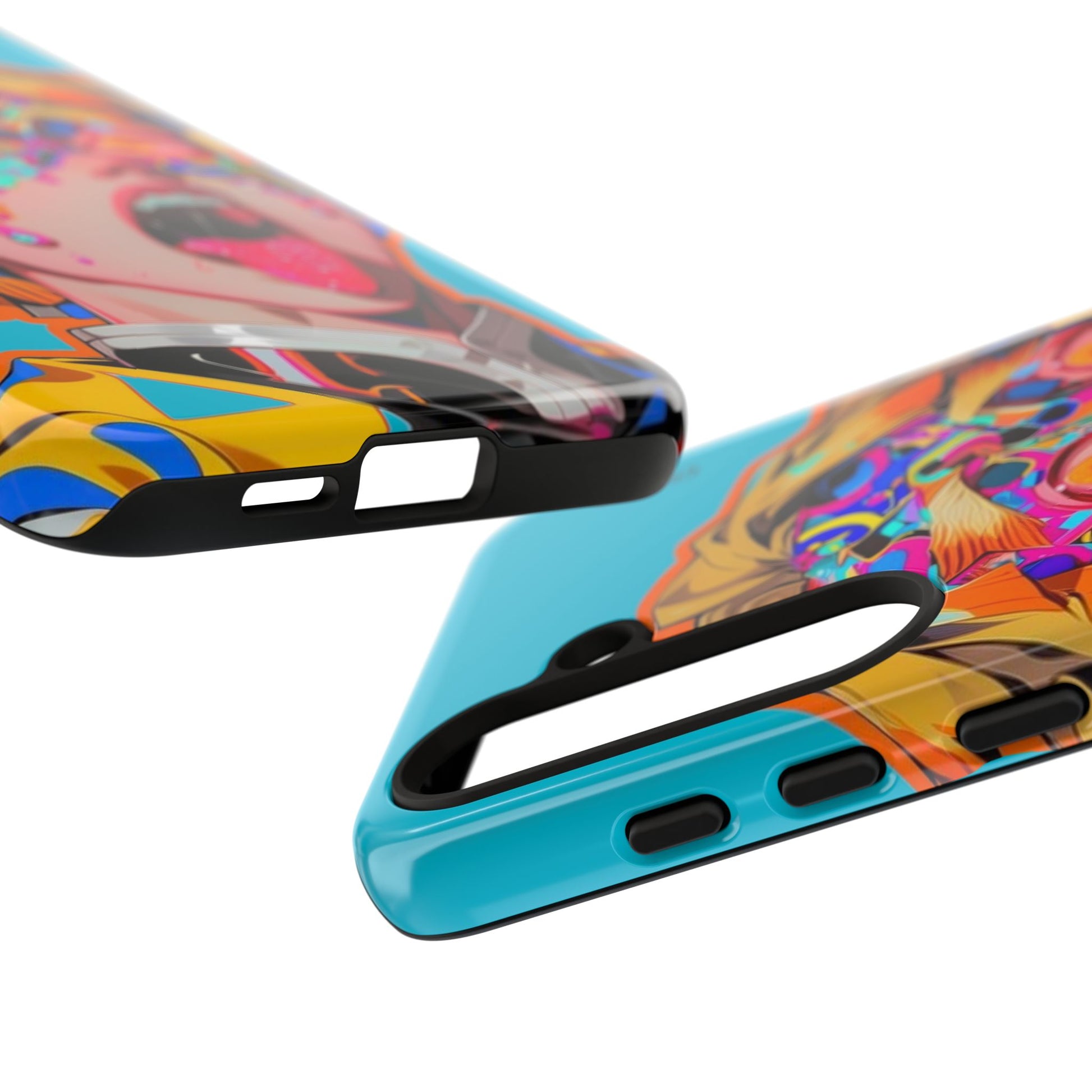 Zenitsu Agatsuma – Neon Thunder Pop Art Tough Phone Case by