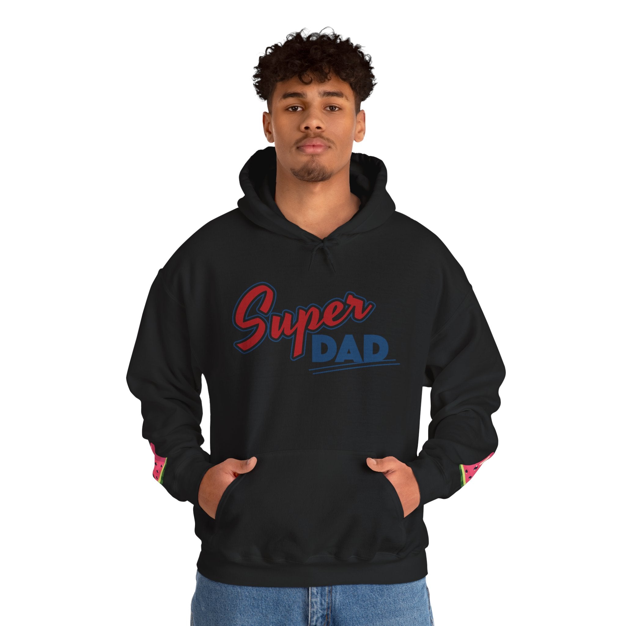 Super Dad Heart Hoodie by