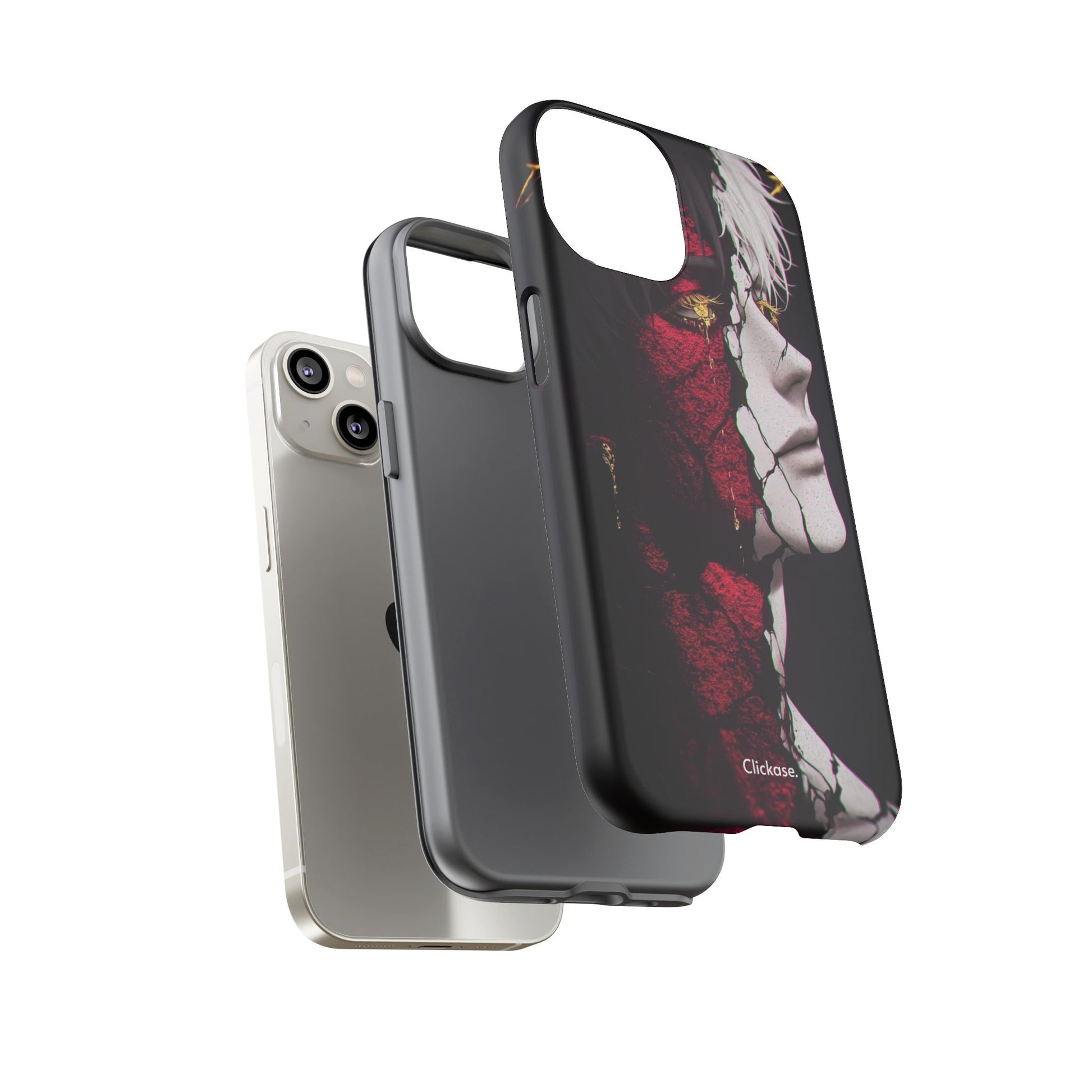 Duality Split Face Anime - Tough Phone Case by