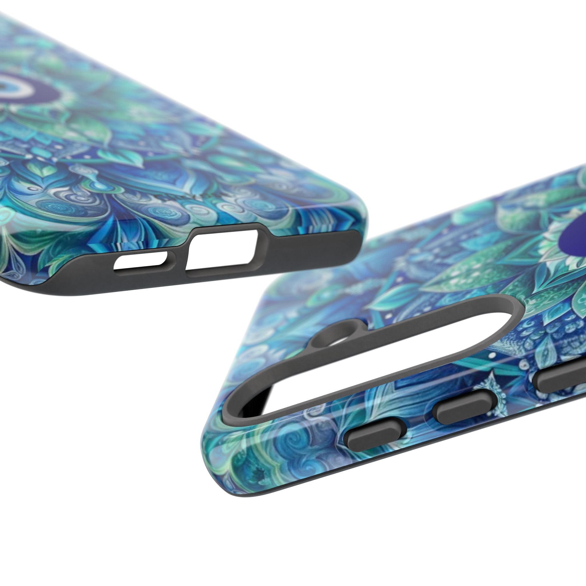 Mandala Design Blue Eye Pattern Tough Phone Case by