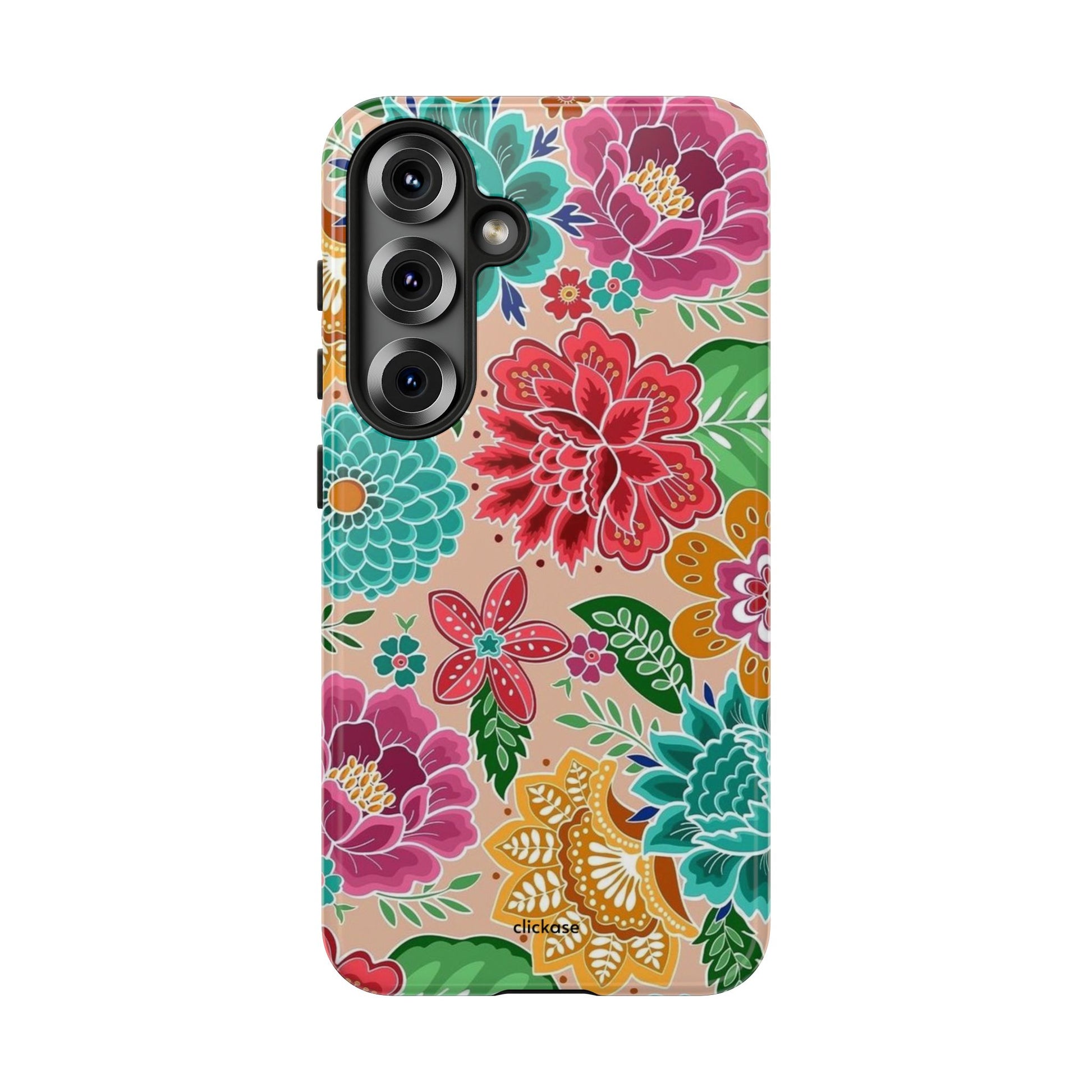 Cute Floral Design Tough Phone Case by