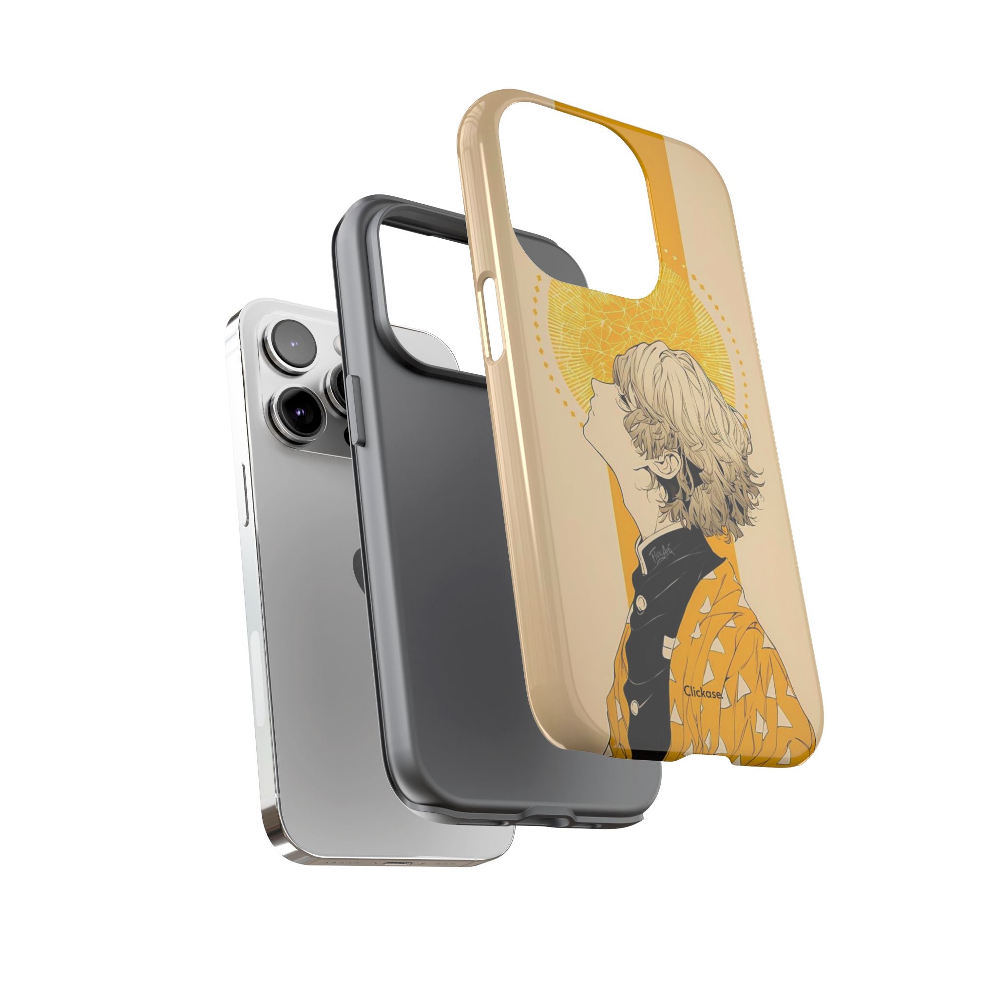 Stylish Phone Case - Artistic Tough Case for Protection, Gift for Him/Phone CaseClickase®Stylish Phone Case