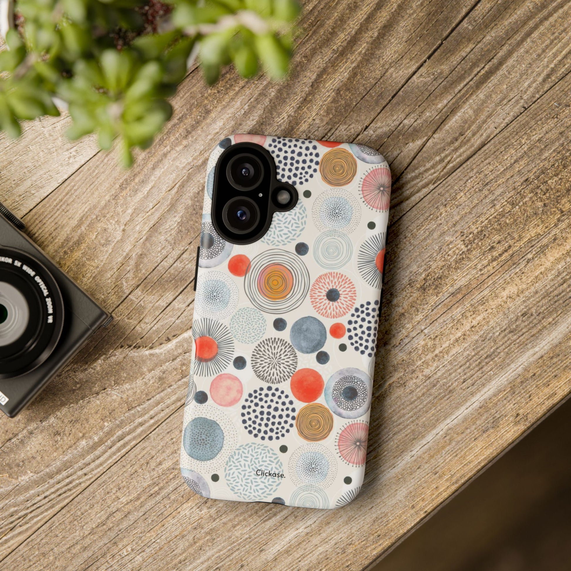Colorful Abstract Tough Phone Case by