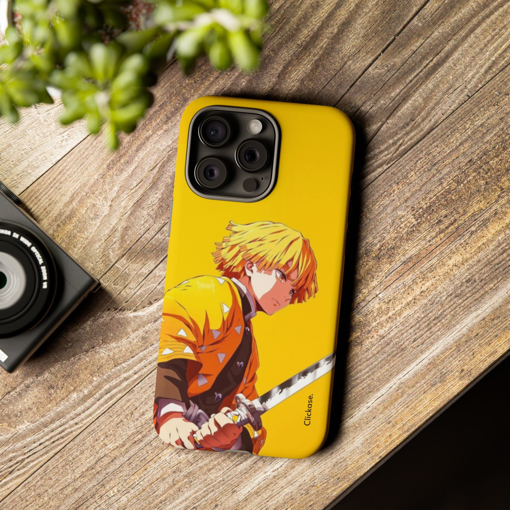 Zenitsu Agatsuma – Thunder Breathing Lightning Strike Tough Phone Case by