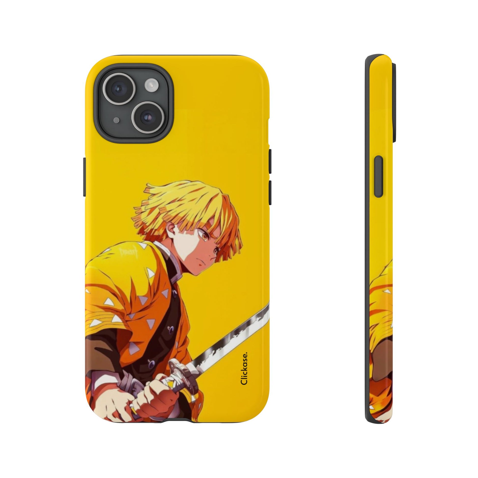 Zenitsu Agatsuma – Thunder Breathing Lightning Strike Tough Phone Case by