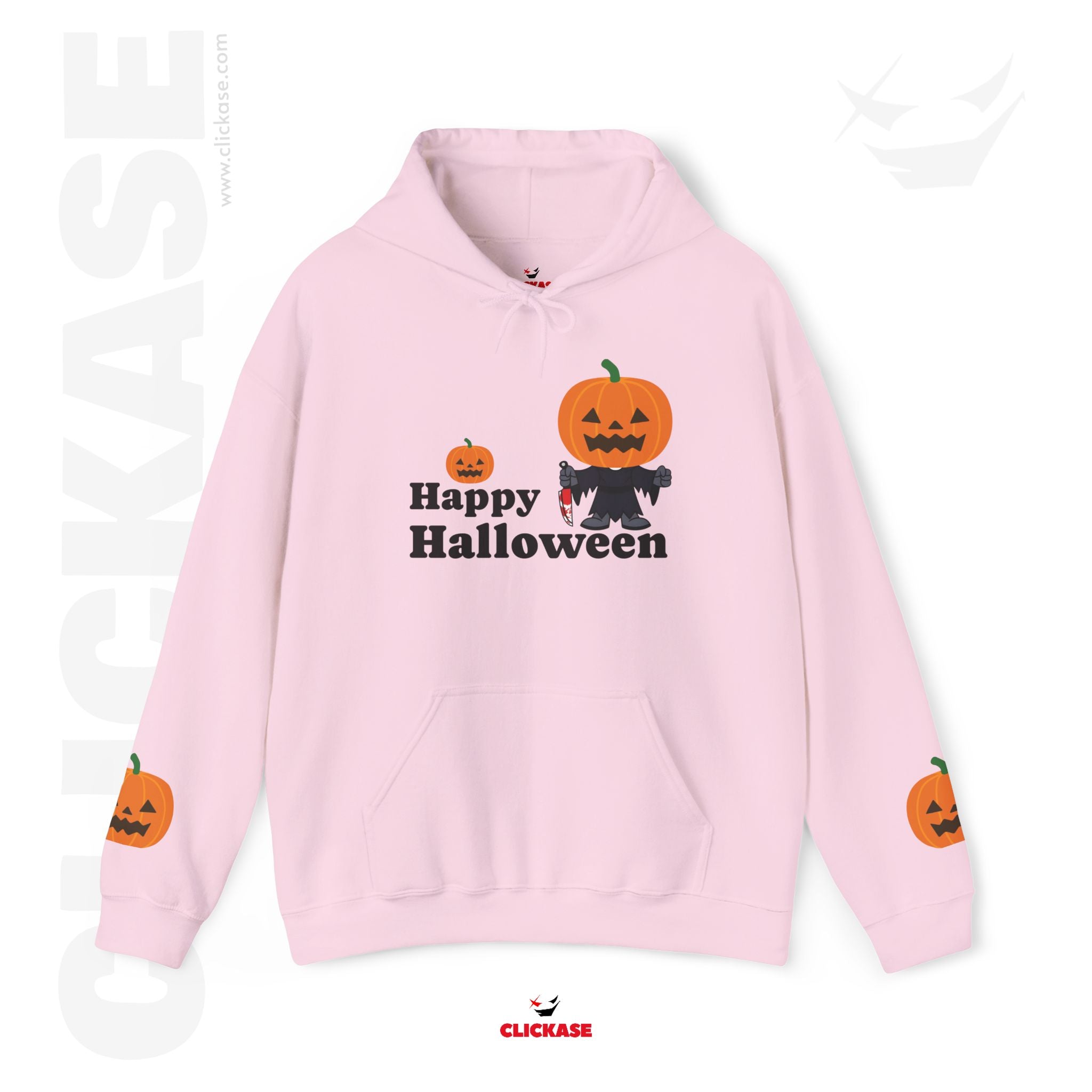Halloween Pumpkin Hoodie - Unisex Heavy Blend