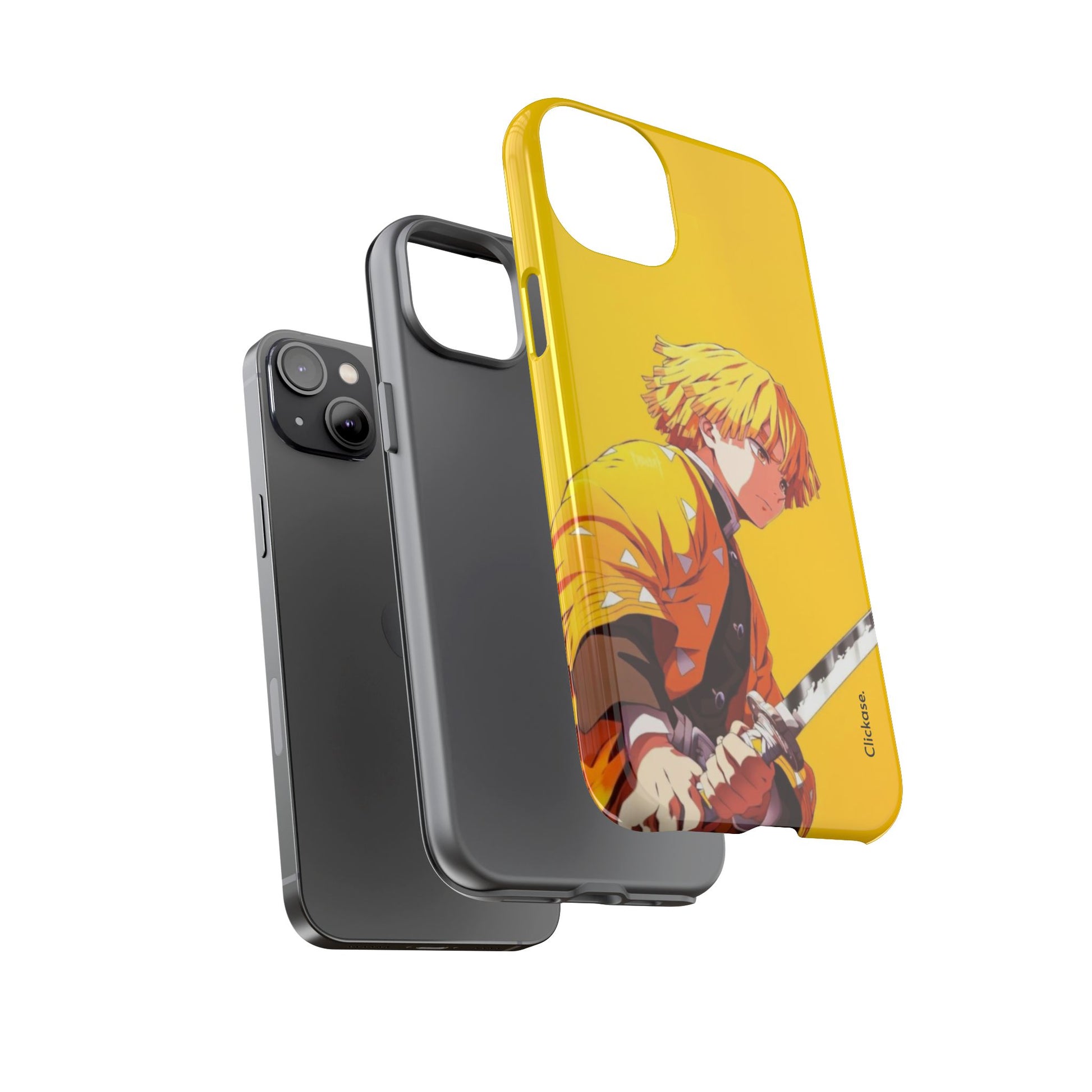 Zenitsu Agatsuma – Thunder Breathing Lightning Strike Tough Phone Case by