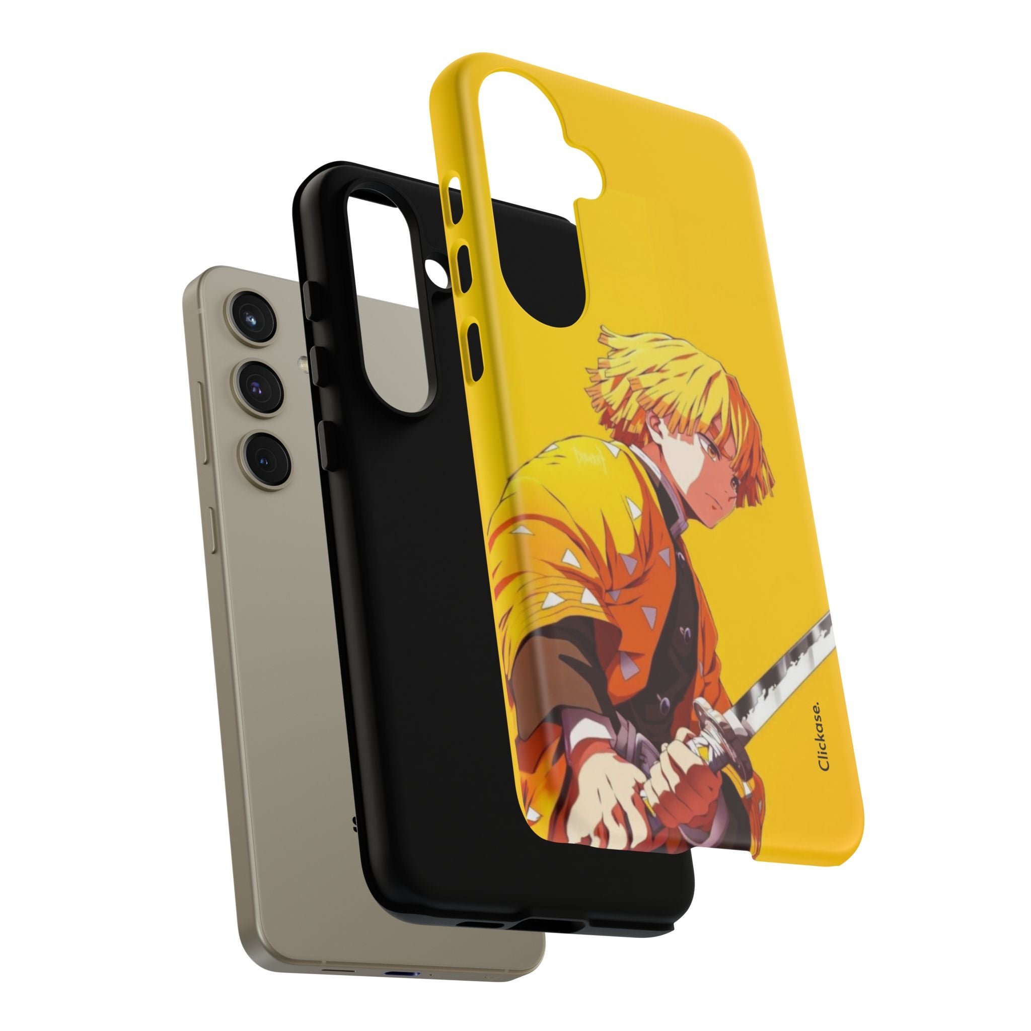 Zenitsu Agatsuma – Thunder Breathing Lightning Strike Tough Phone Case by