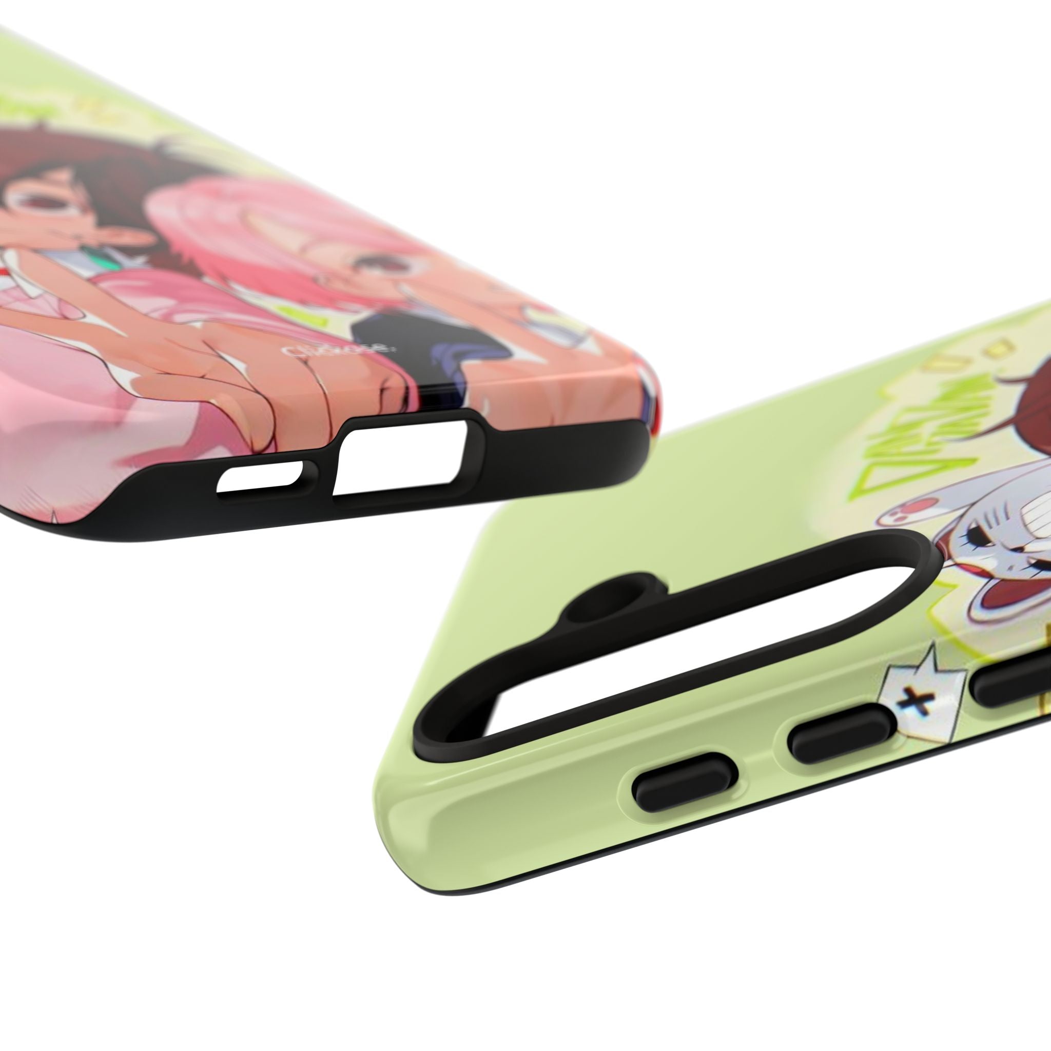 Momo & Aira - Dan Da Dan Tough Phone CasePhone CaseClickase®Momo & Aira