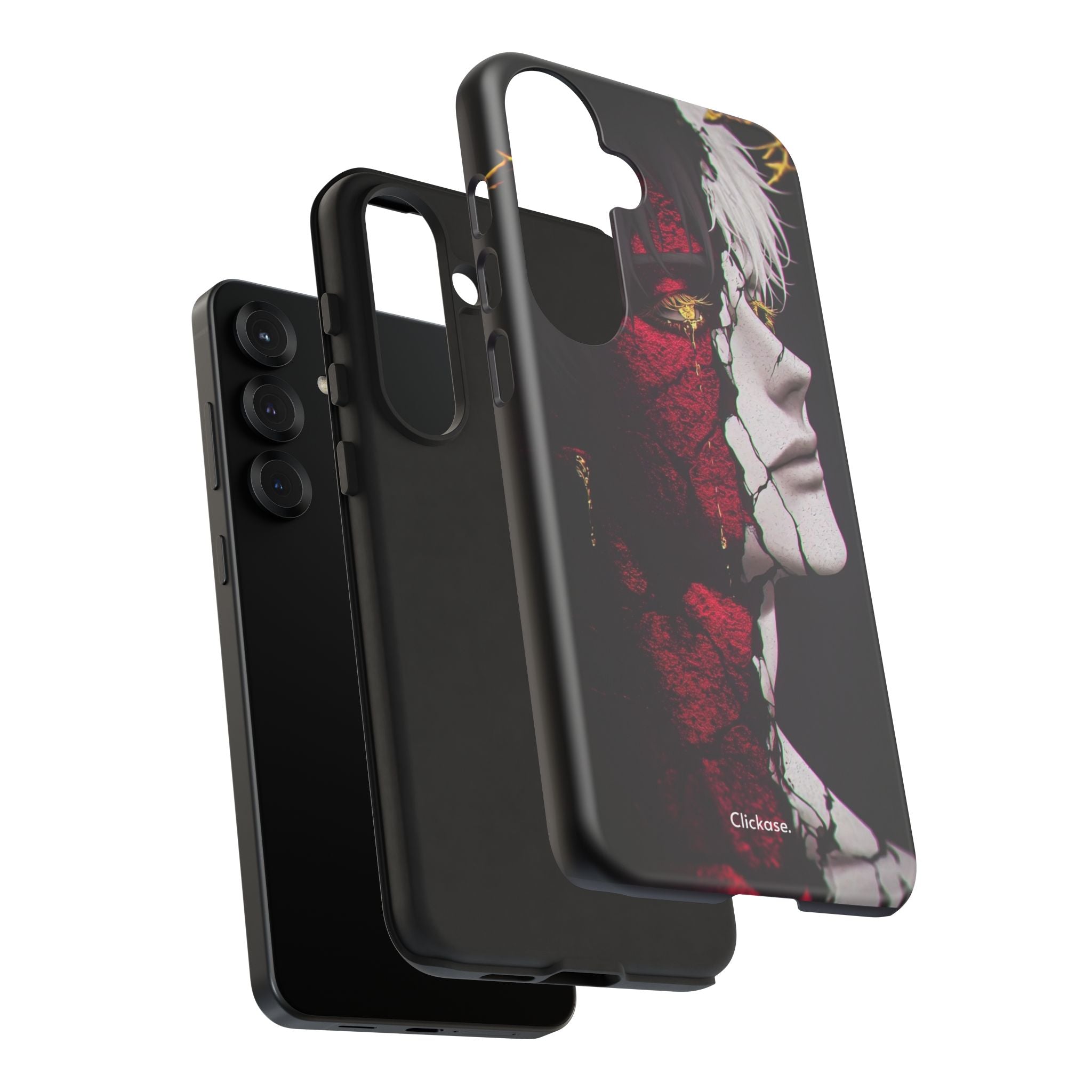 Duality Split Face Anime - Tough Phone Case by