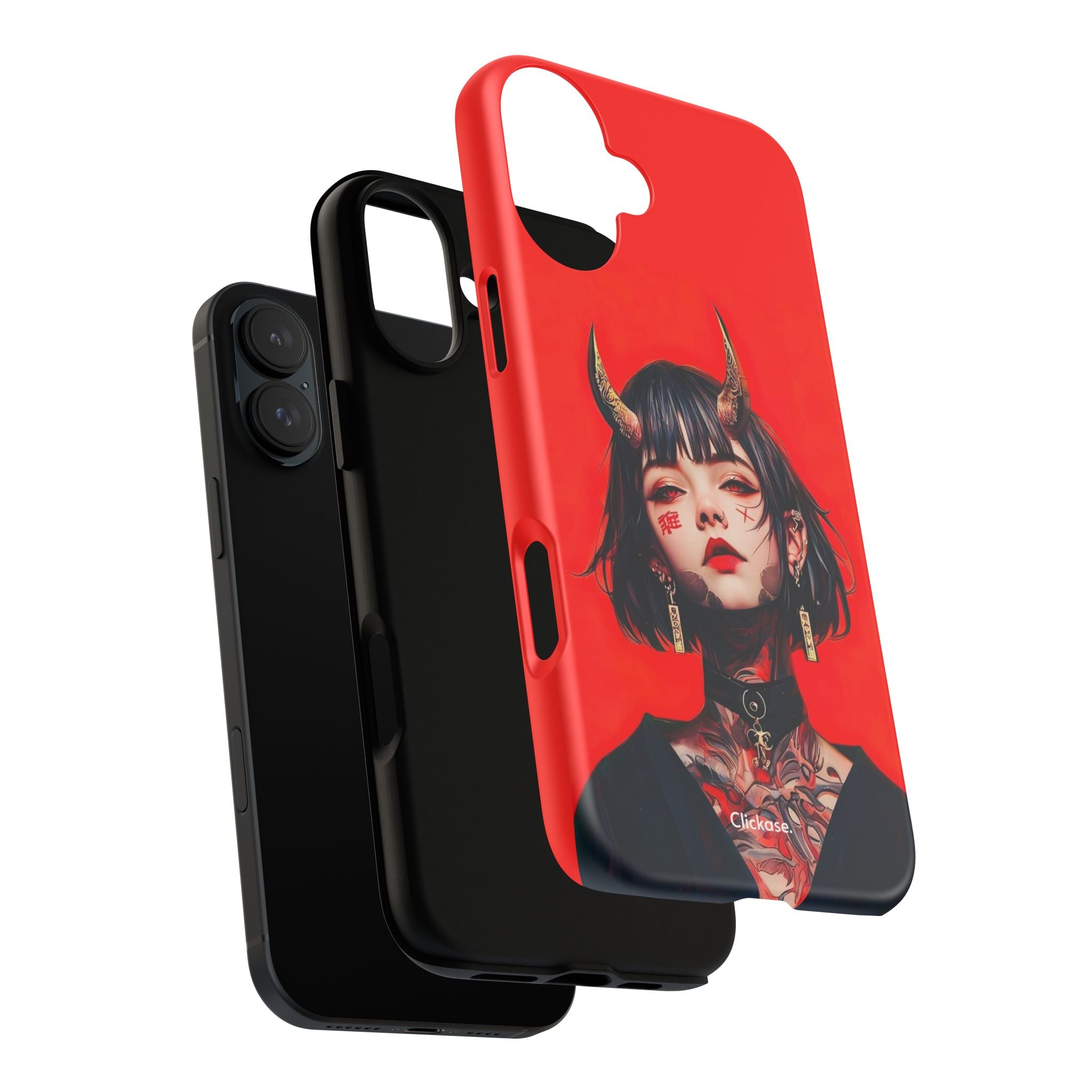 Stylish Phone Case with Edgy Design, Unique Phone Cover, Gothic Aesthetic Accessories, Trendy Cell Phone Case, Perfect Gift for Teens by