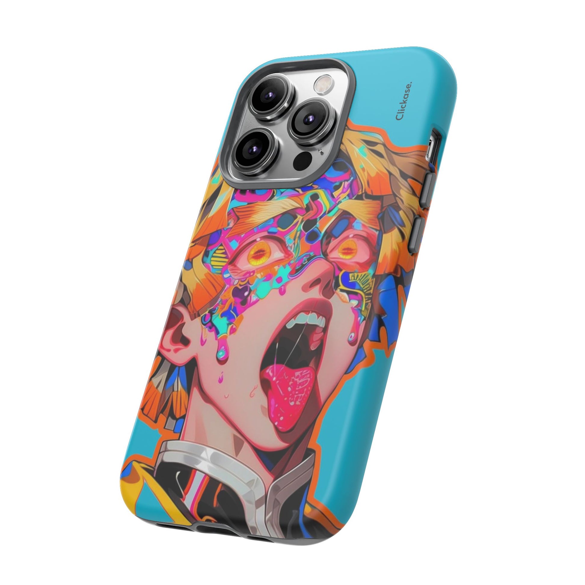 Zenitsu Agatsuma – Neon Thunder Pop Art Tough Phone Case by