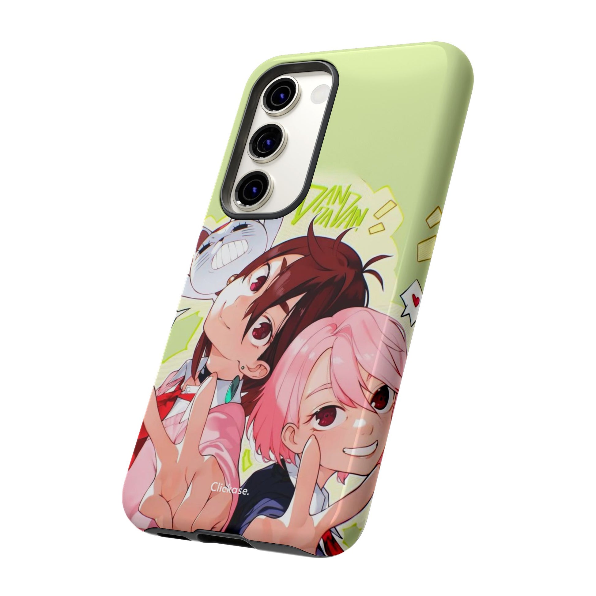 Momo & Aira - Dan Da Dan Tough Phone CasePhone CaseClickase®Momo & Aira