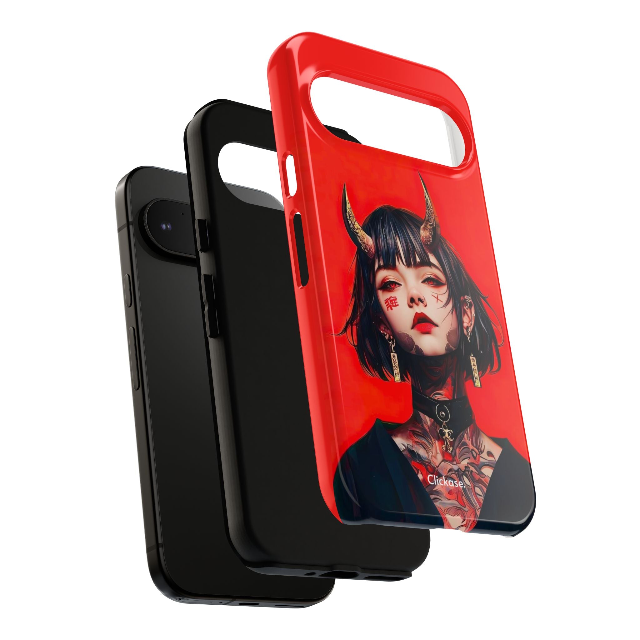 Stylish Phone Case with Edgy Design, Unique Phone Cover, Gothic Aesthetic Accessories, Trendy Cell Phone Case, Perfect Gift for Teens by