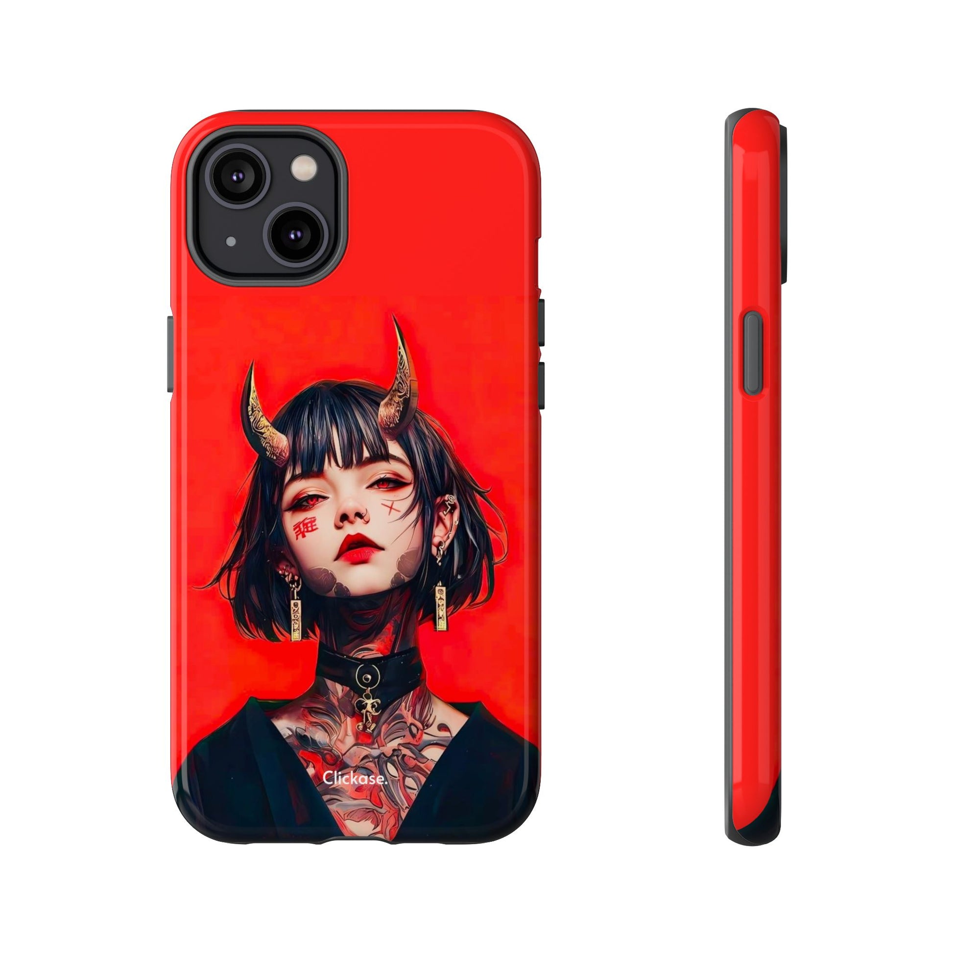 Stylish Phone Case with Edgy Design, Unique Phone Cover, Gothic Aesthetic Accessories, Trendy Cell Phone Case, Perfect Gift for Teens by
