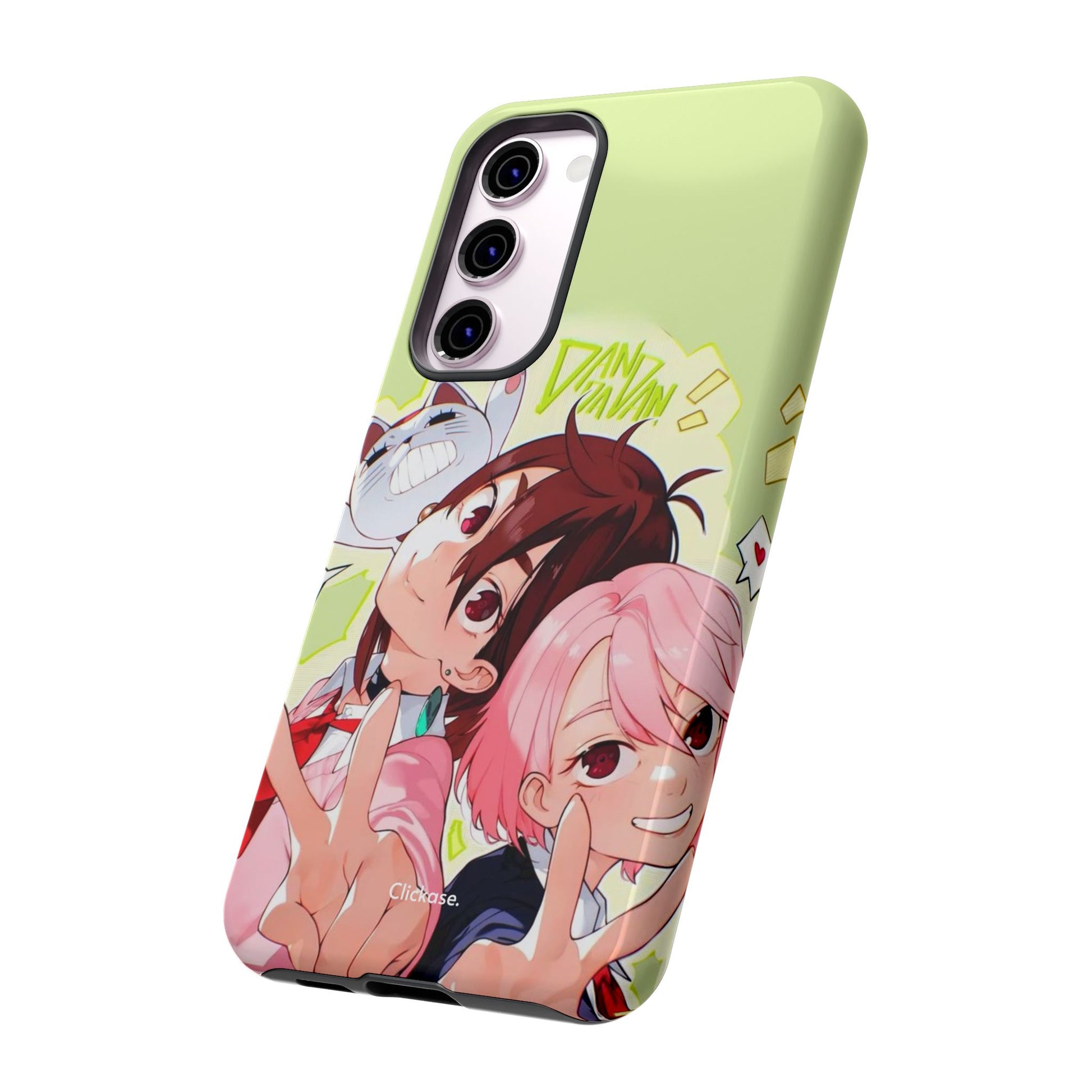 Momo & Aira - Dan Da Dan Tough Phone CasePhone CaseClickase®Momo & Aira