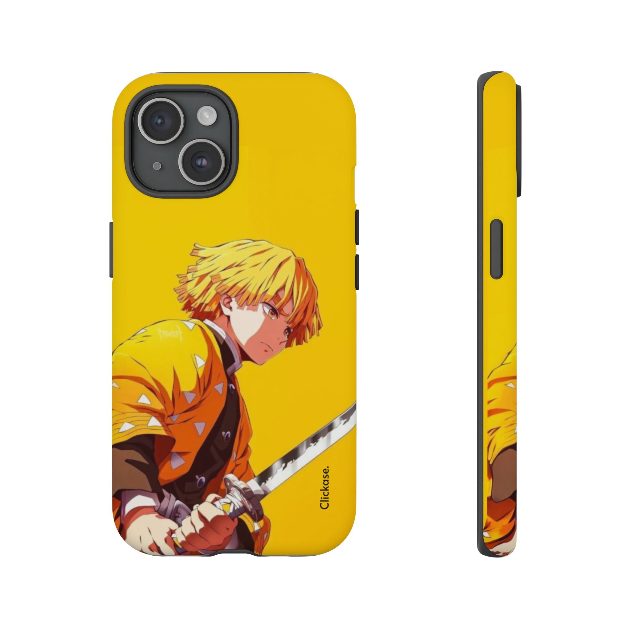 Zenitsu Agatsuma – Thunder Breathing Lightning Strike Tough Phone Case by