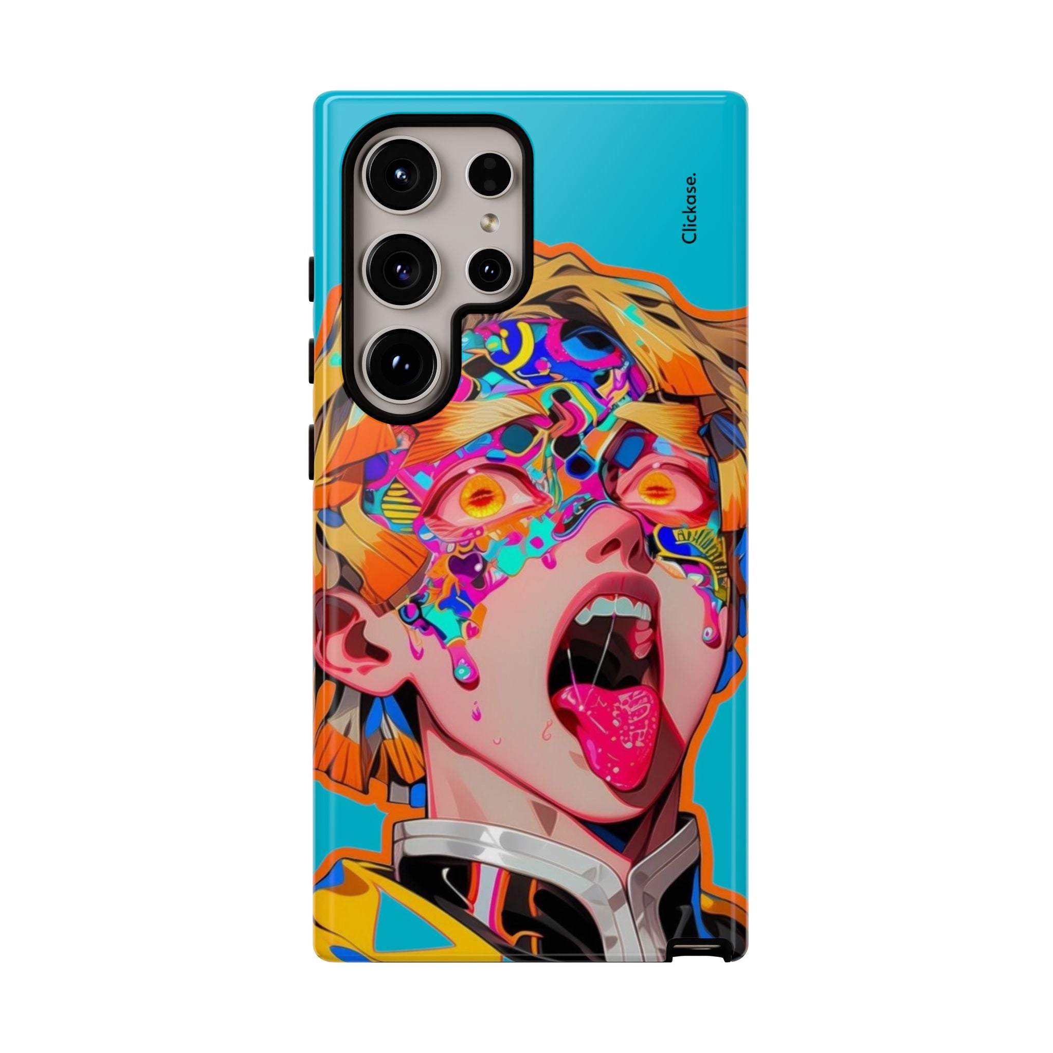 Zenitsu Agatsuma – Neon Thunder Pop Art Tough Phone Case by