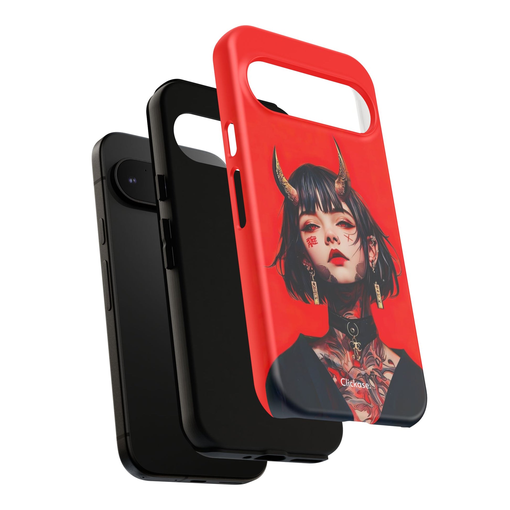 Stylish Phone Case with Edgy Design, Unique Phone Cover, Gothic Aesthetic Accessories, Trendy Cell Phone Case, Perfect Gift for Teens by