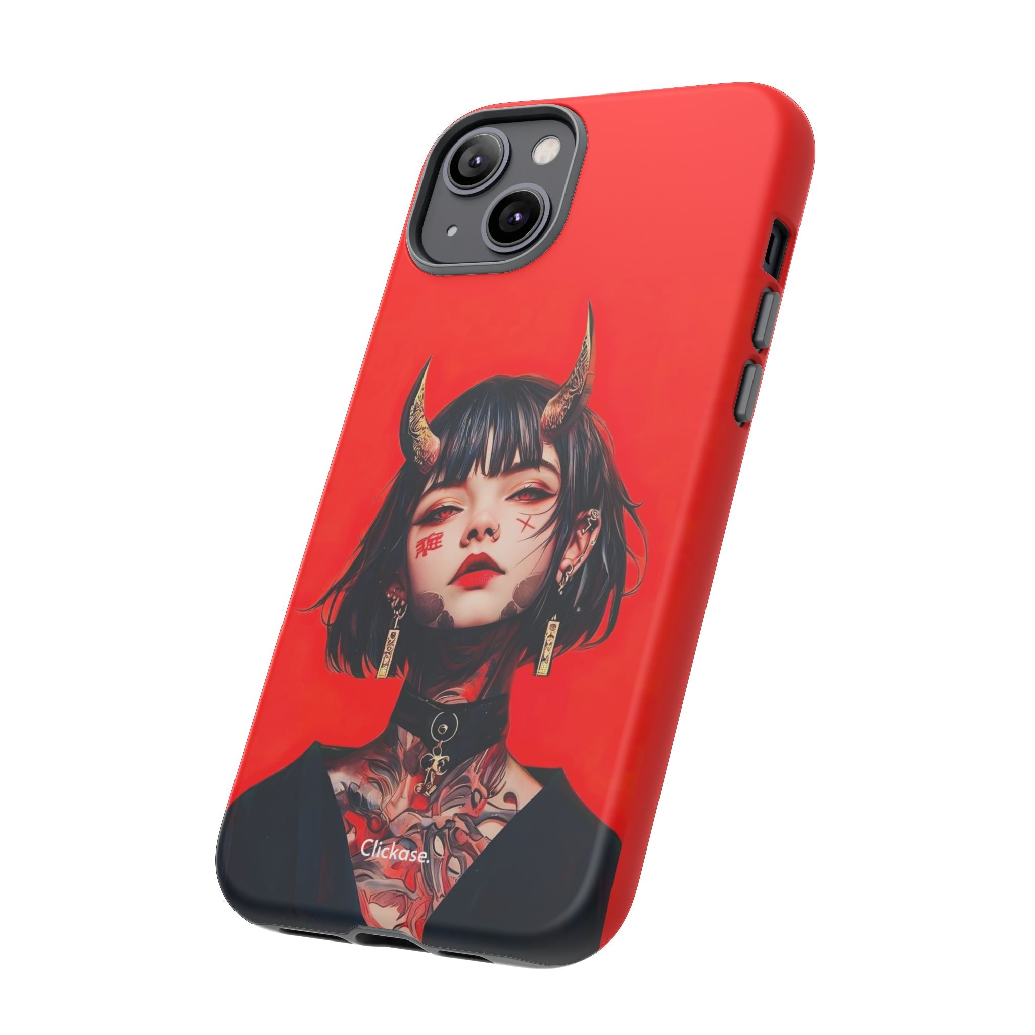 Stylish Phone Case with Edgy Design, Unique Phone Cover, Gothic Aesthetic Accessories, Trendy Cell Phone Case, Perfect Gift for Teens by