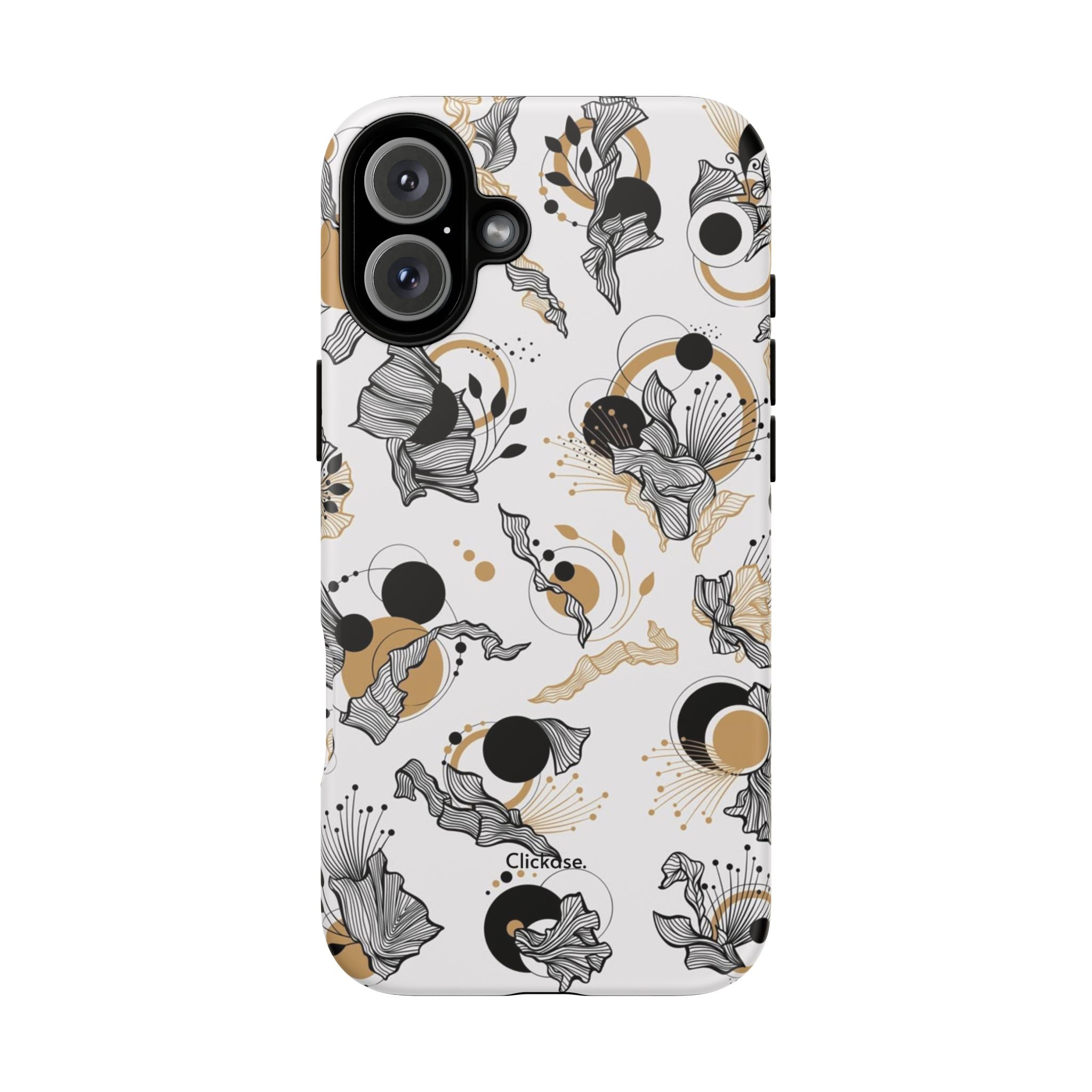 Abstract Floral Design Tough Phone Cases by