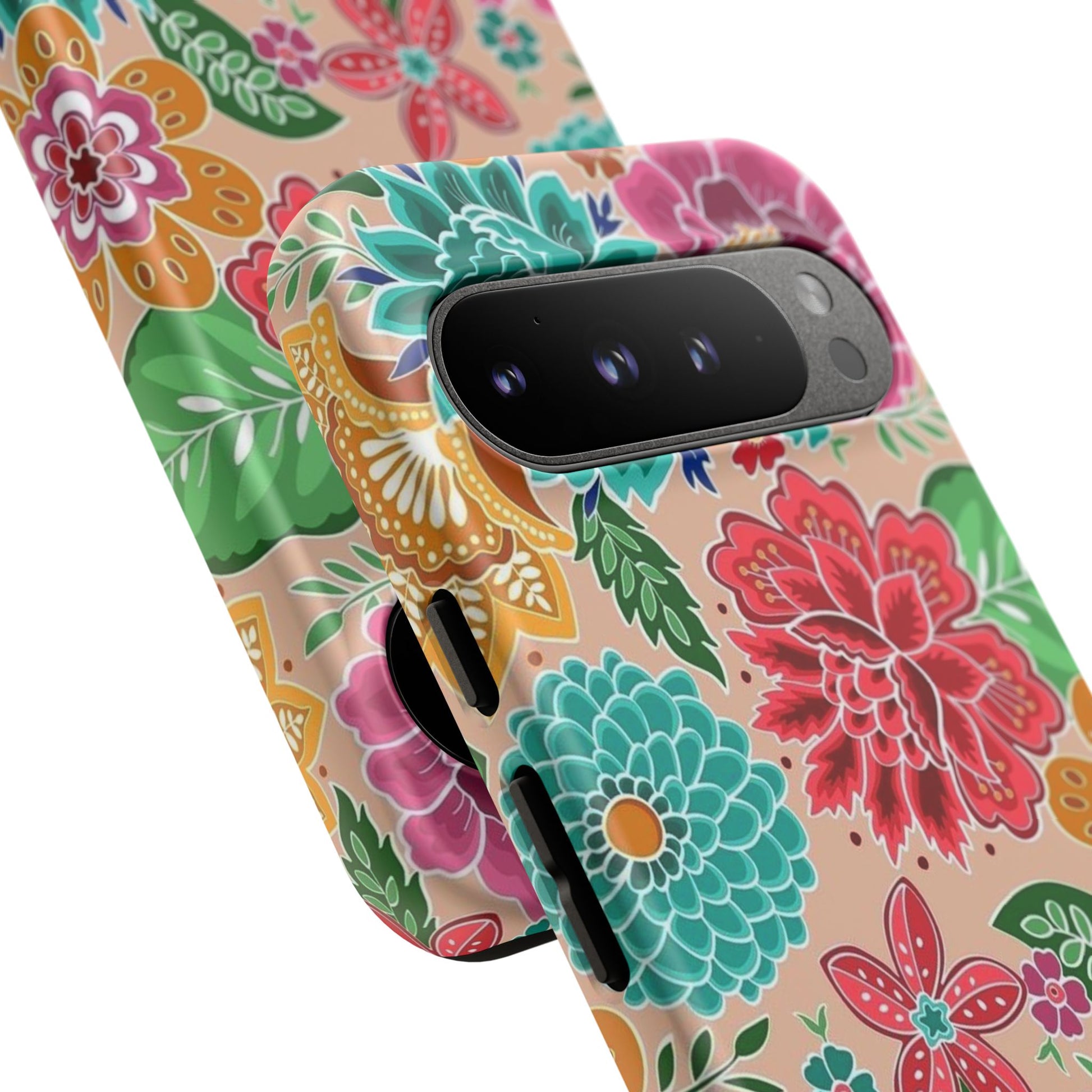 Cute Floral Design Tough Phone Case by
