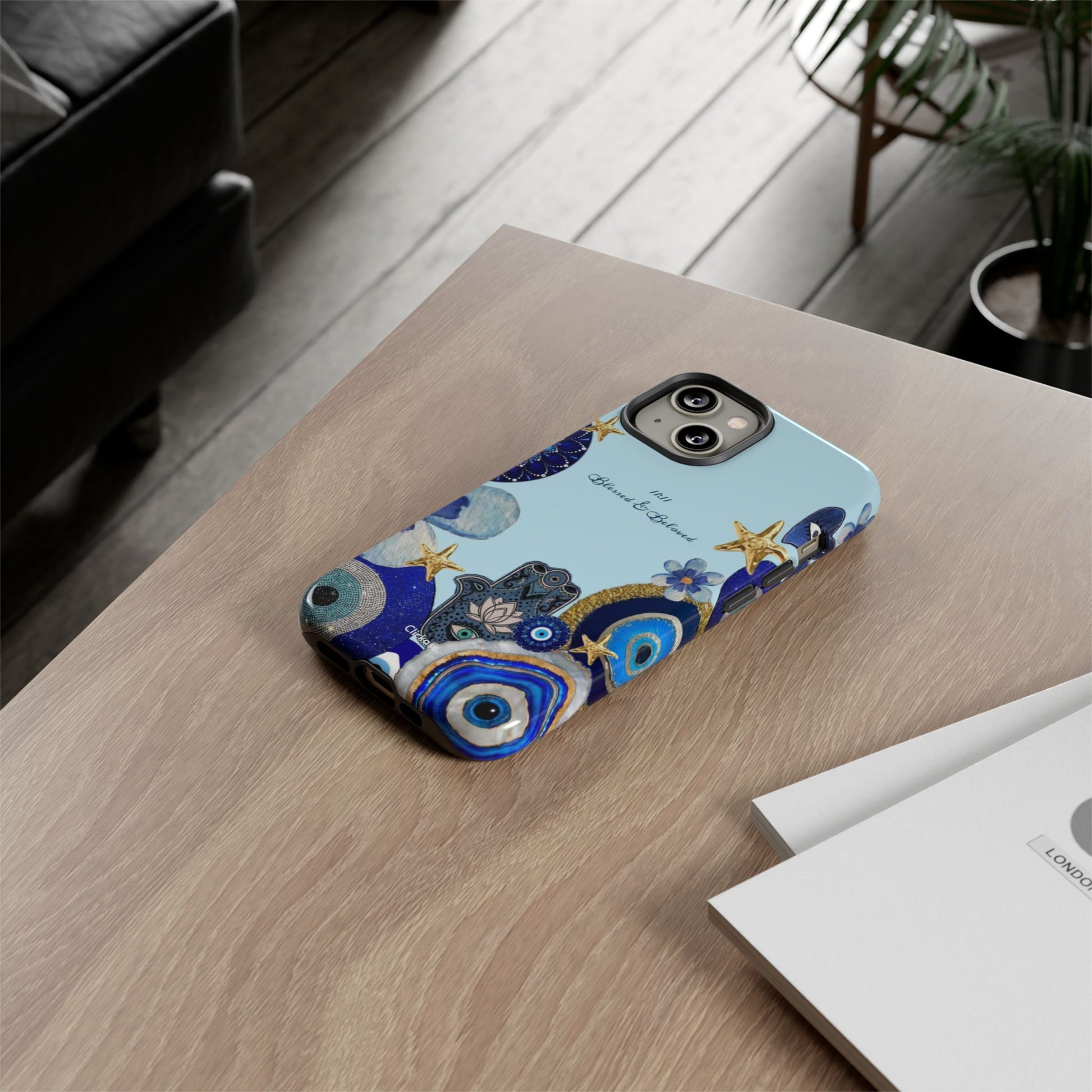 Hamsa Ocean-Inspired Tough Phone Case by