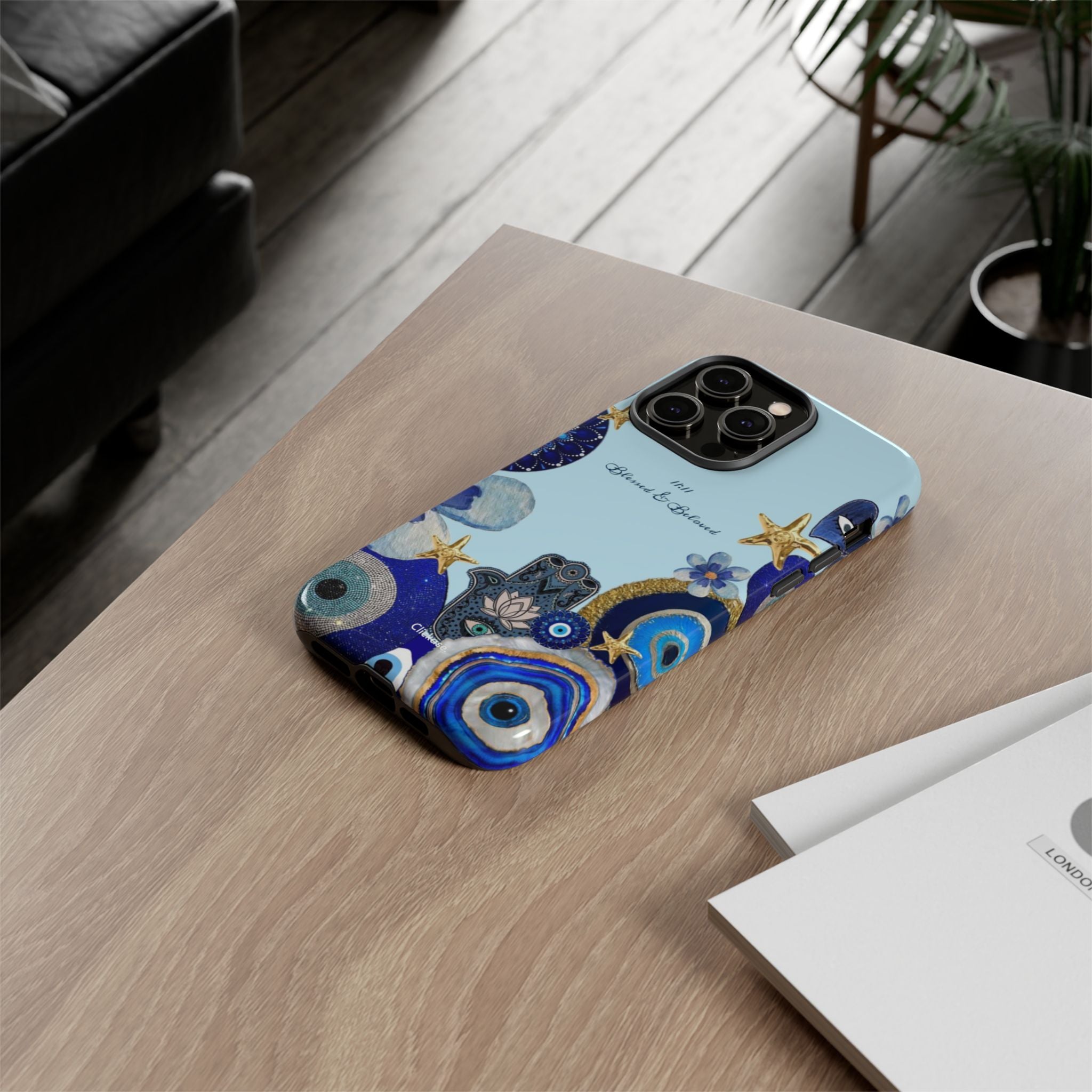 Hamsa Ocean-Inspired Tough Phone Case by