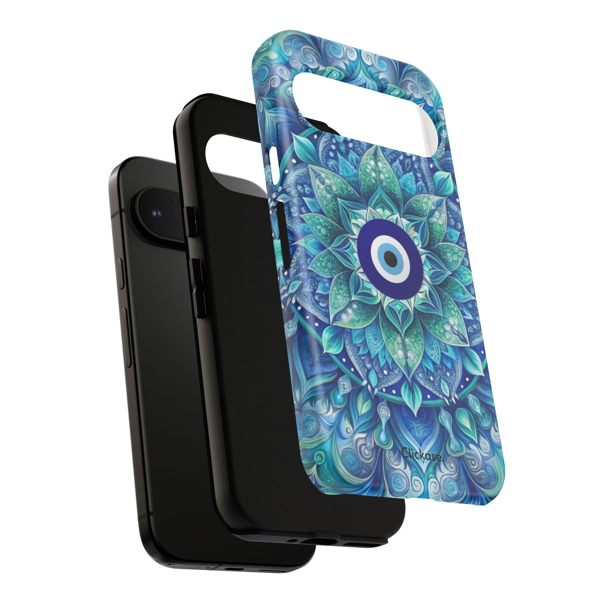 Mandala Design Blue Eye Pattern Tough Phone Case by