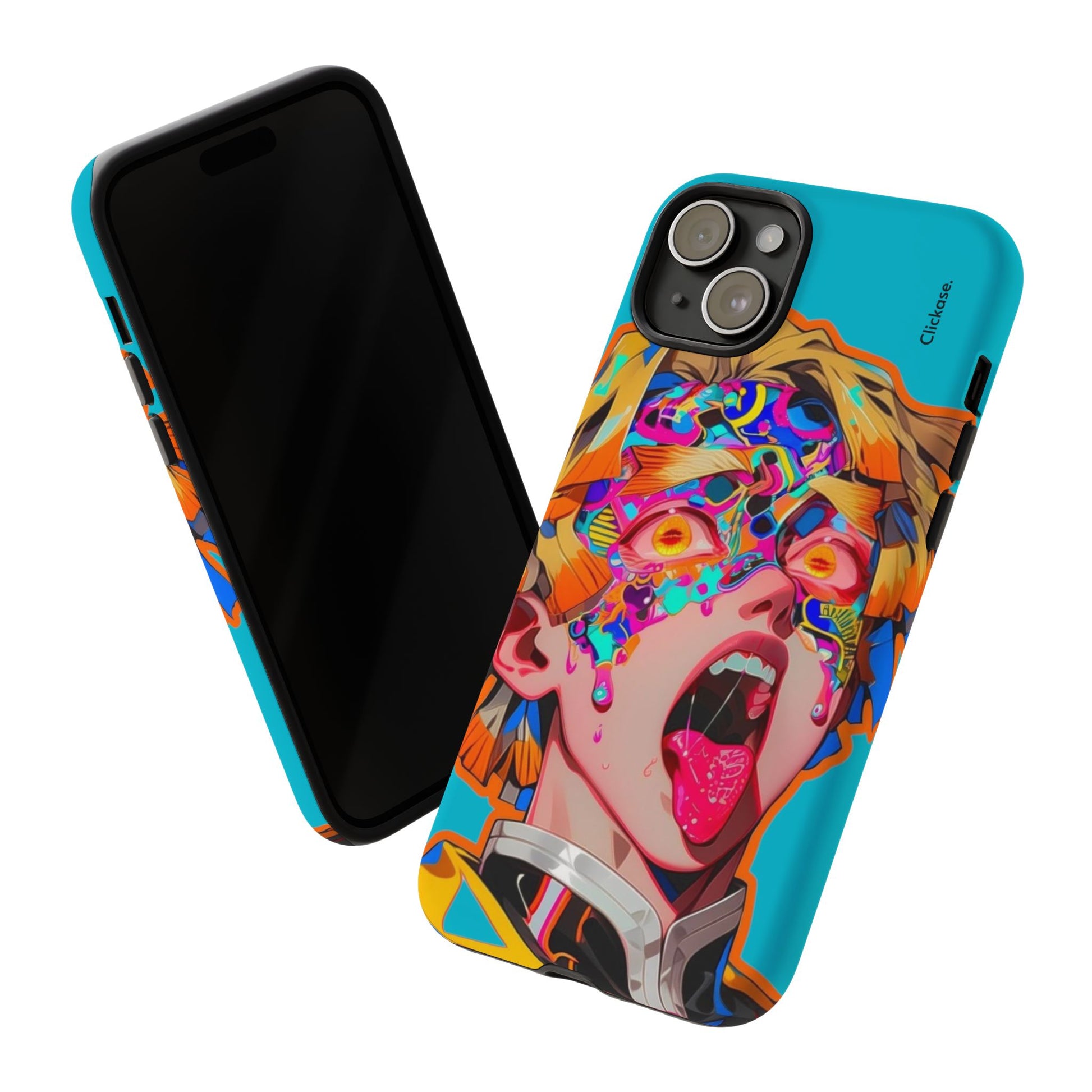Zenitsu Agatsuma – Neon Thunder Pop Art Tough Phone Case by