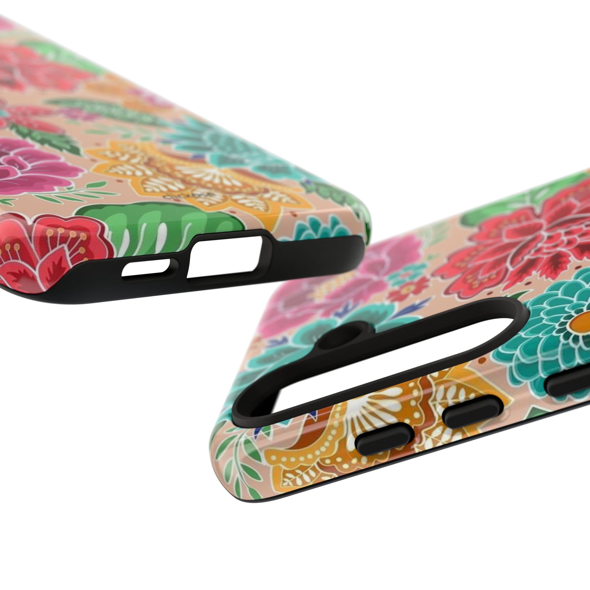 Cute Floral Design Tough Phone Case by