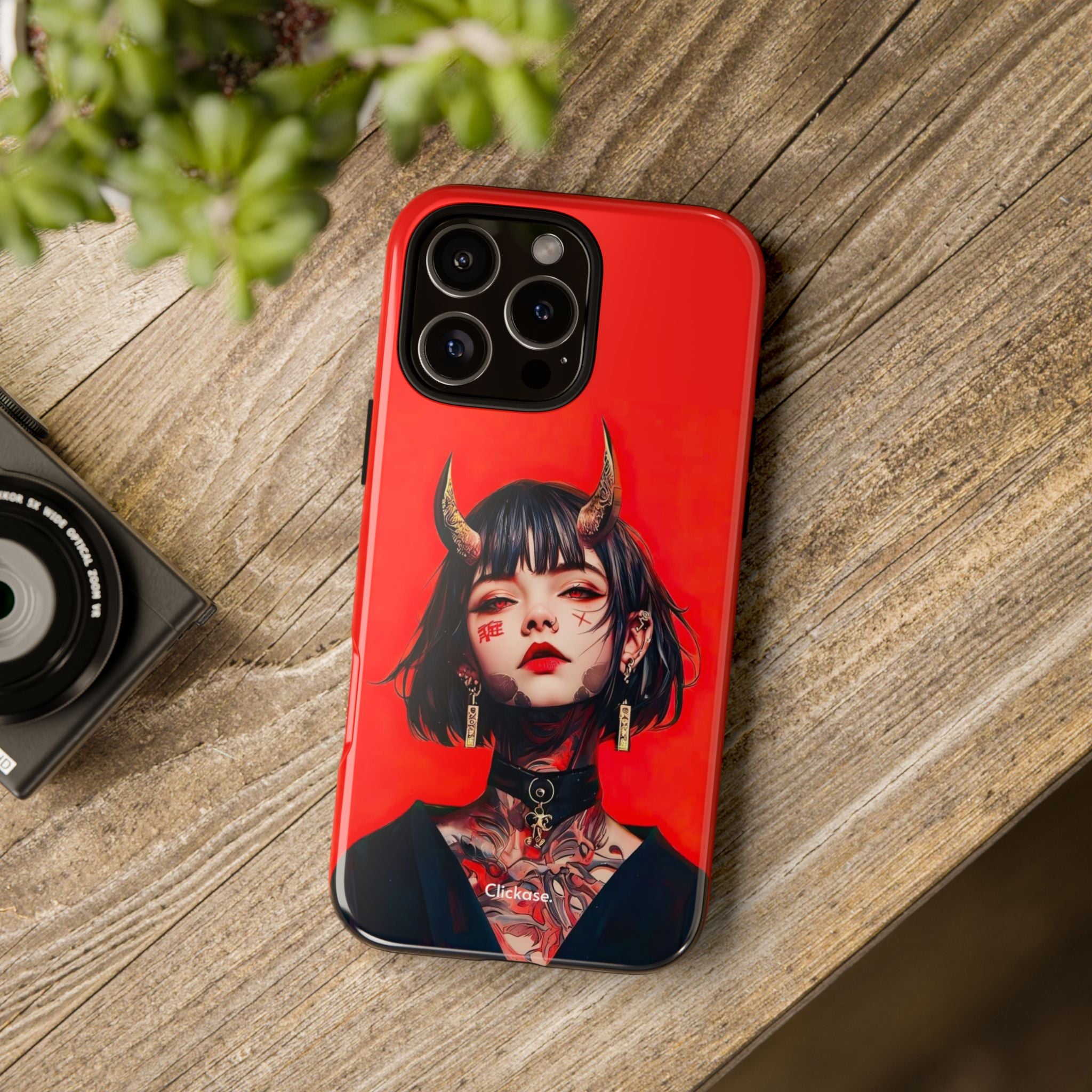Stylish Phone Case with Edgy Design, Unique Phone Cover, Gothic Aesthetic Accessories, Trendy Cell Phone Case, Perfect Gift for Teens by