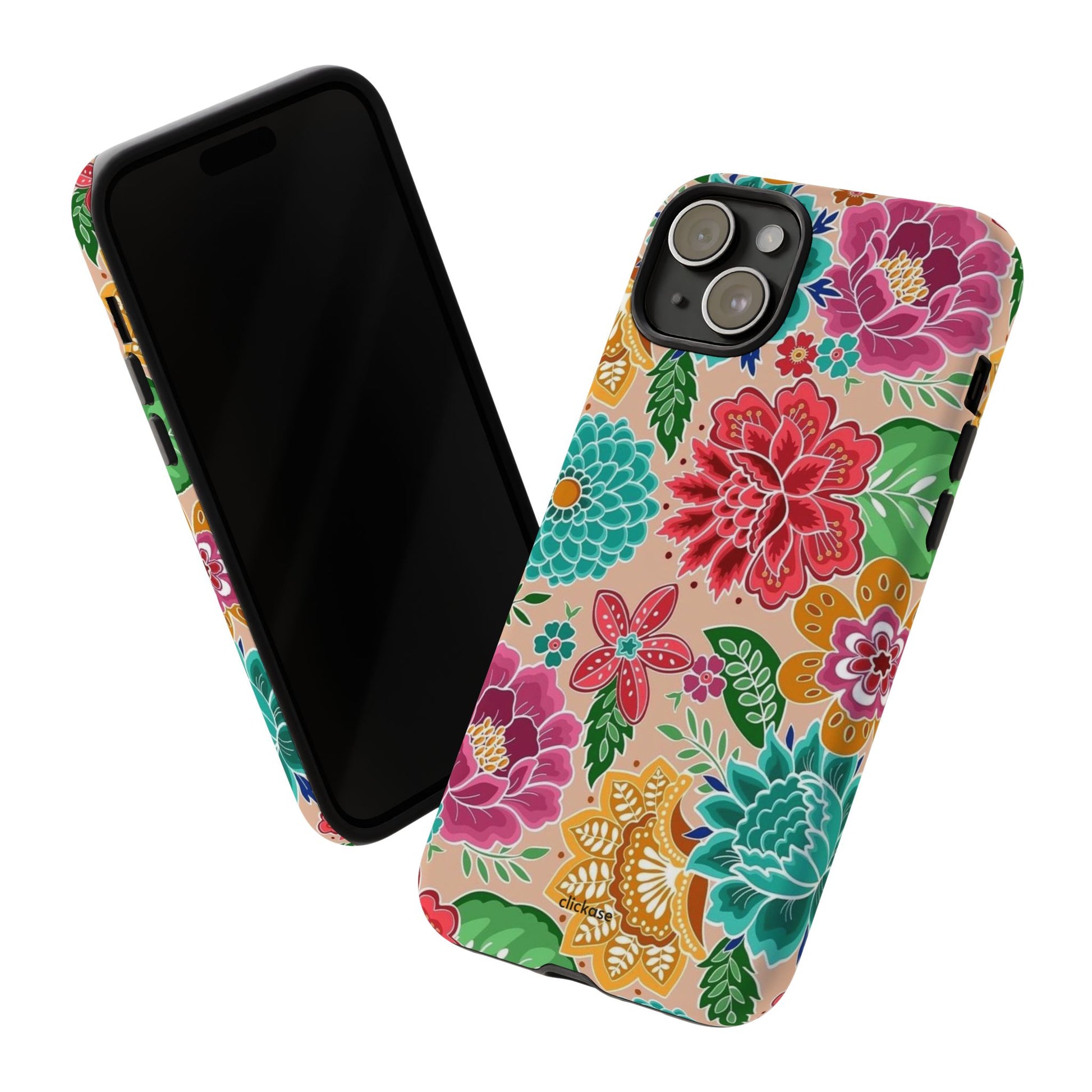 Cute Floral Design Tough Phone Case by