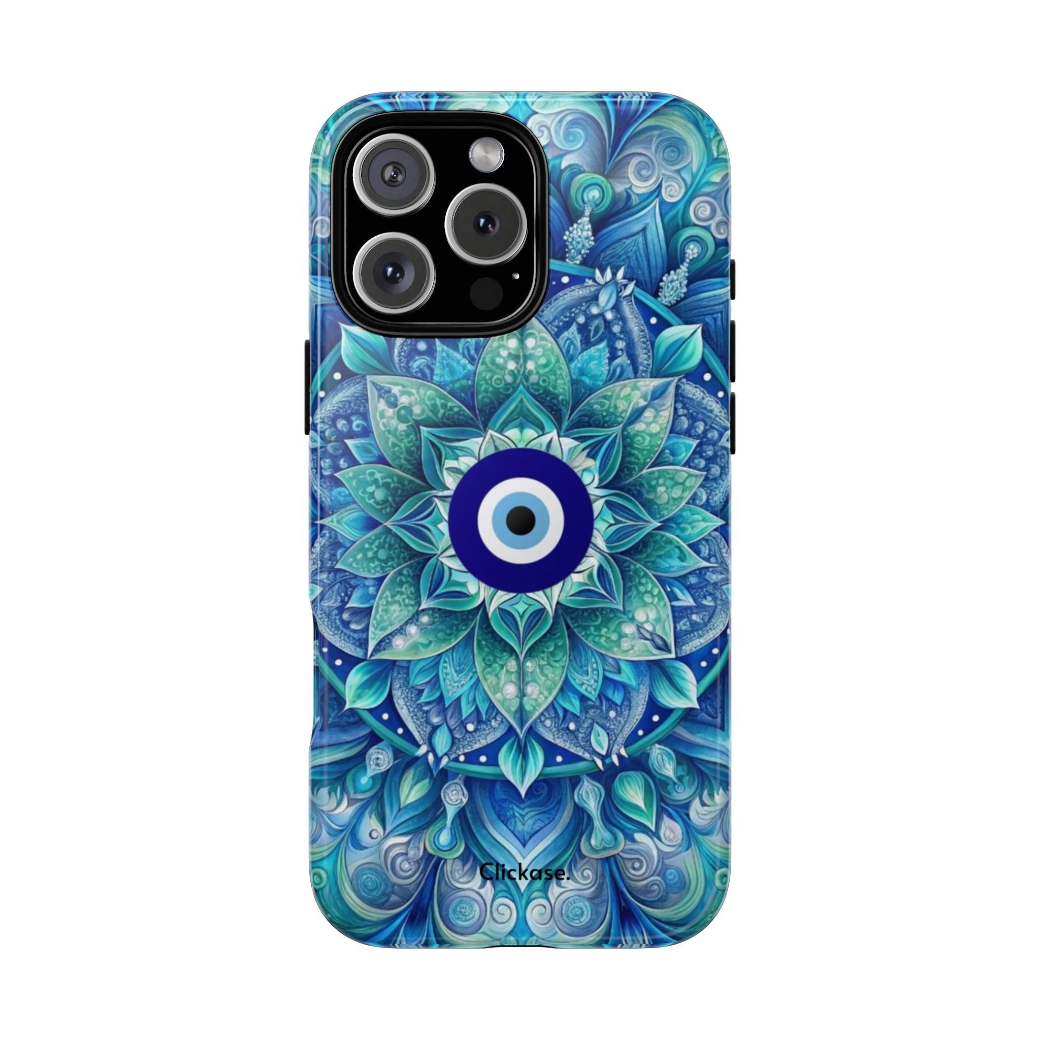 Mandala Design Blue Eye Pattern Tough Phone Case by