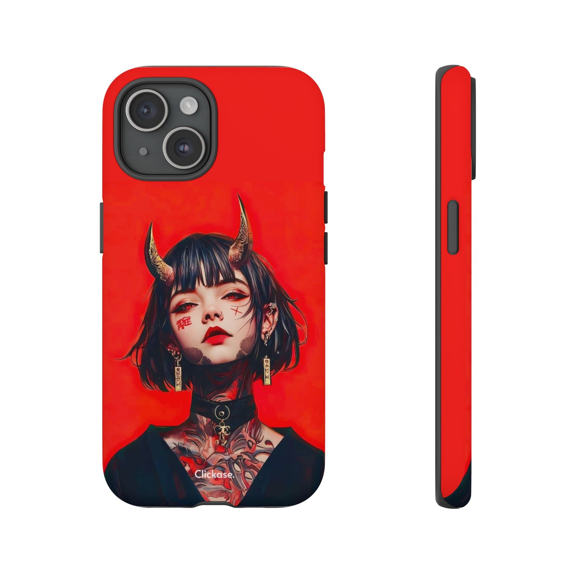 Stylish Phone Case with Edgy Design, Unique Phone Cover, Gothic Aesthetic Accessories, Trendy Cell Phone Case, Perfect Gift for Teens by