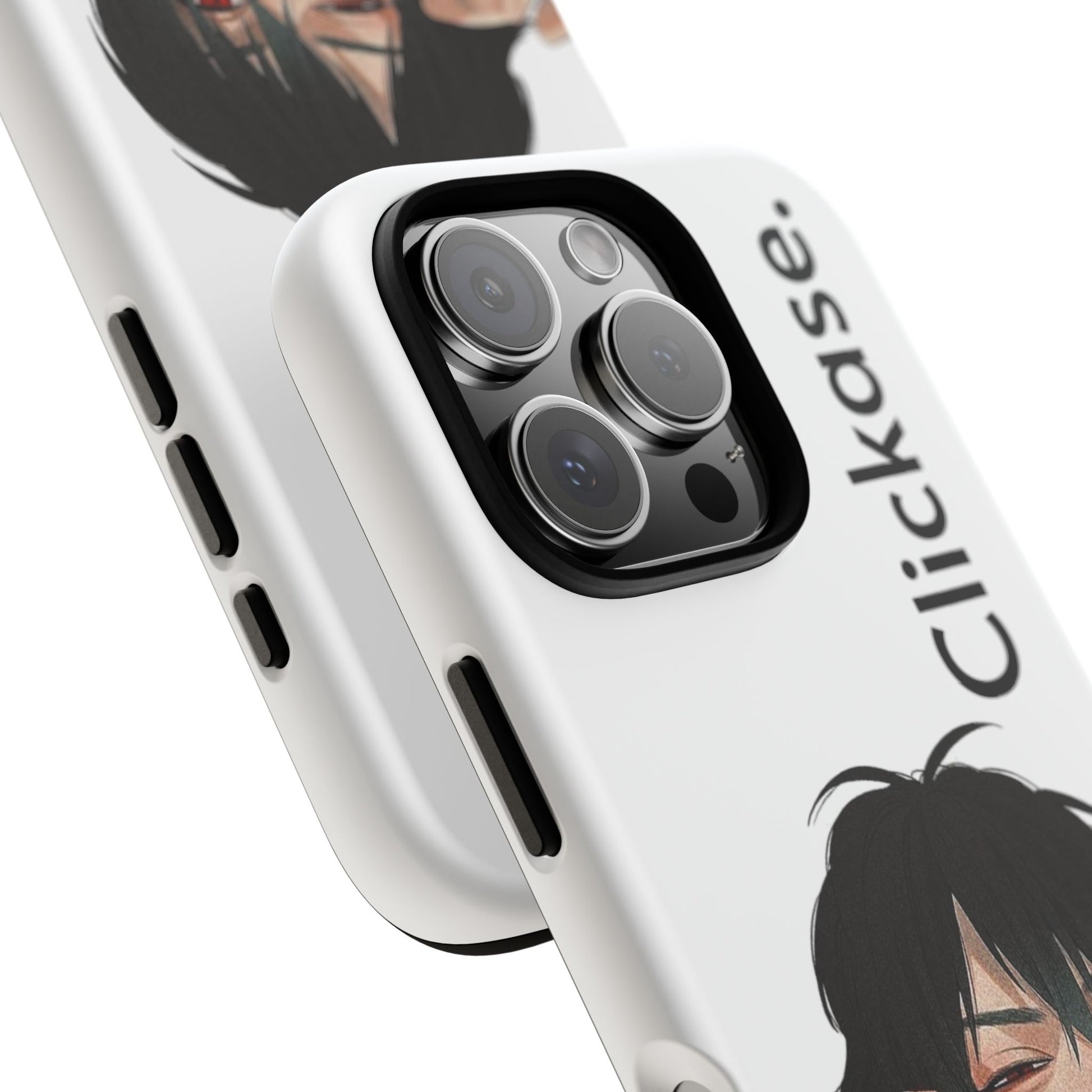 Edgy Anime Rebel Character - Tough Phone Case by